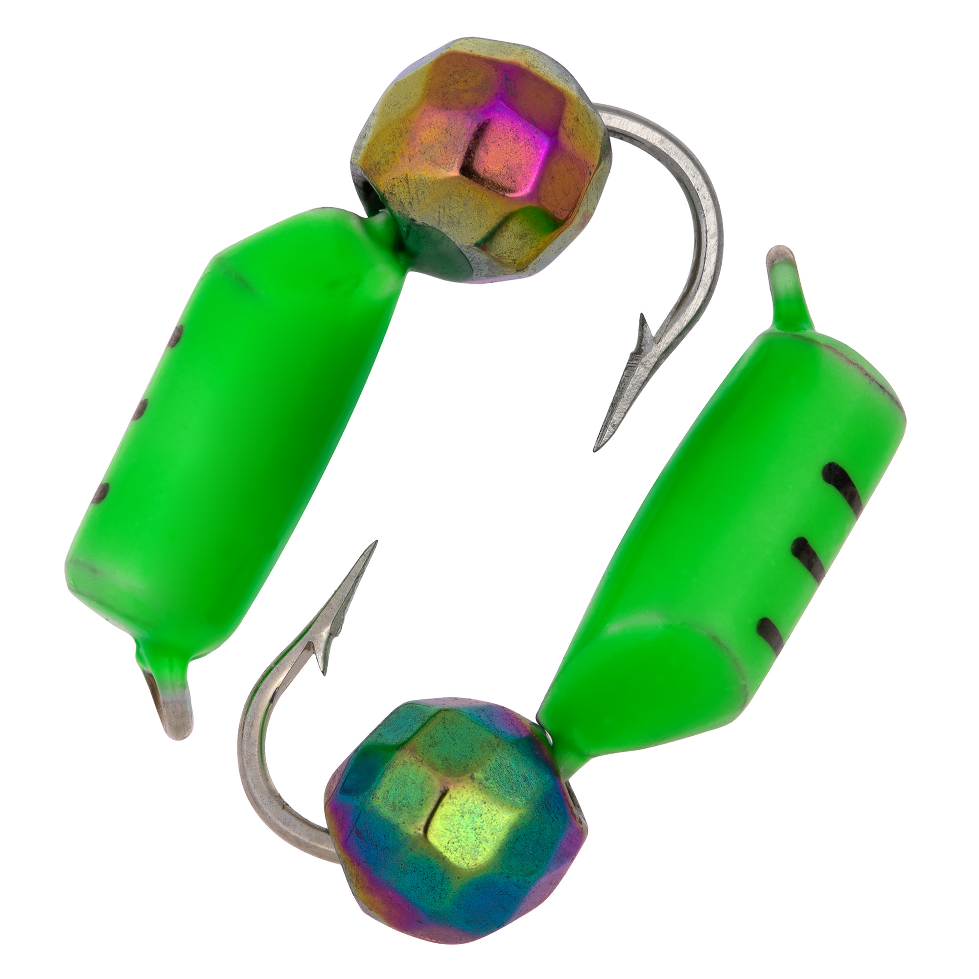 Столбик с граненым шариком "Хамелеон" зеленый, 2,5 мм (15 шт)