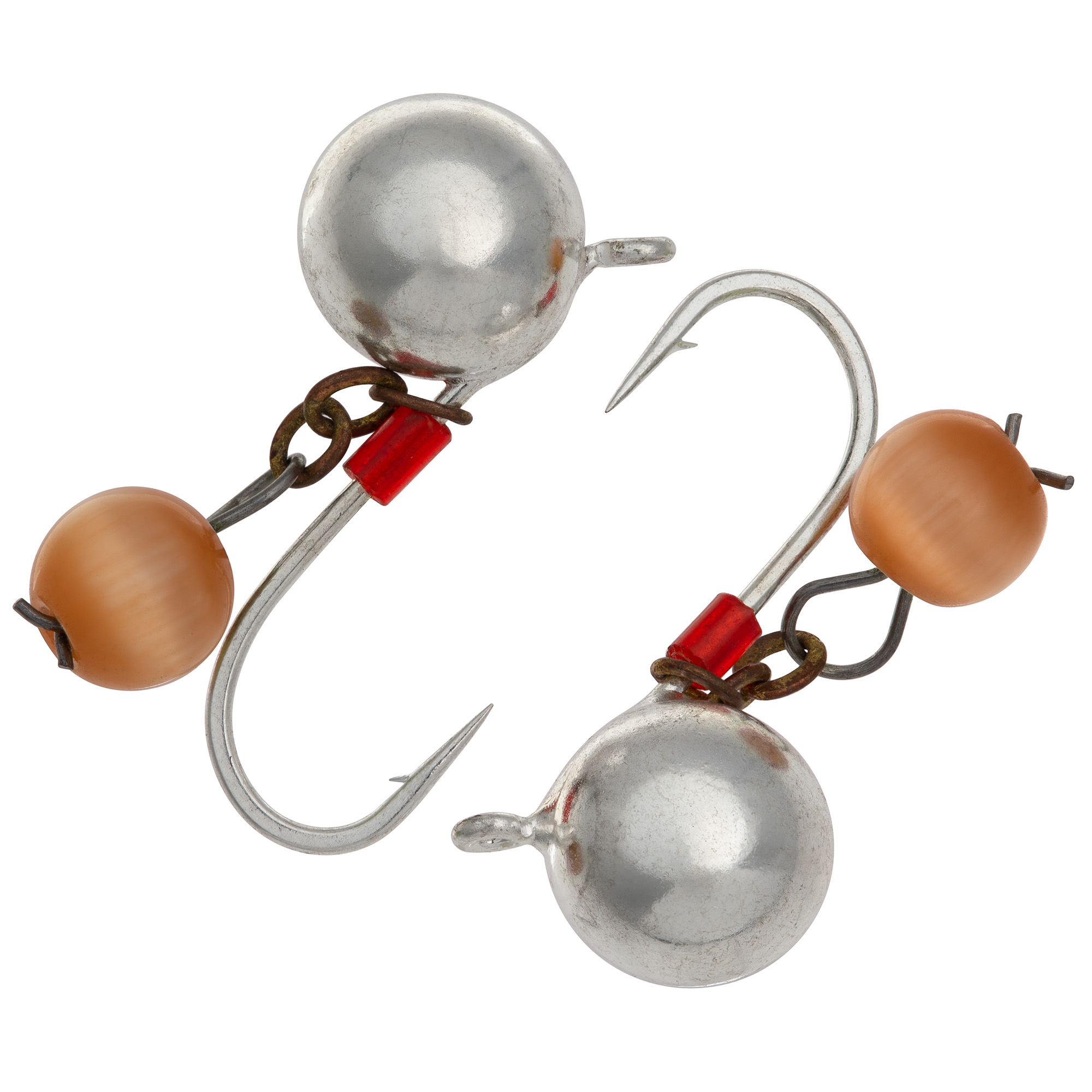 Дробинка с ушком d 3,0 мм, вес 0,28 гр, безмотылка, серебро Кошачий глаз /10 шт/