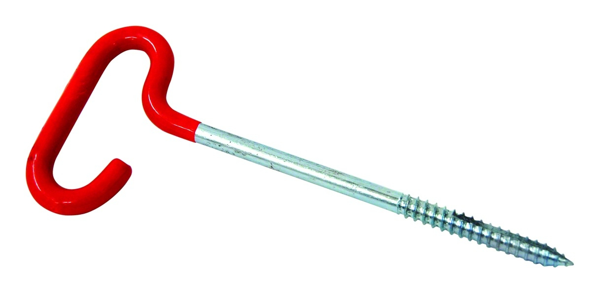 Ввёртыш в лёд (нержавеющая сталь), обрезиненная ручка, большой