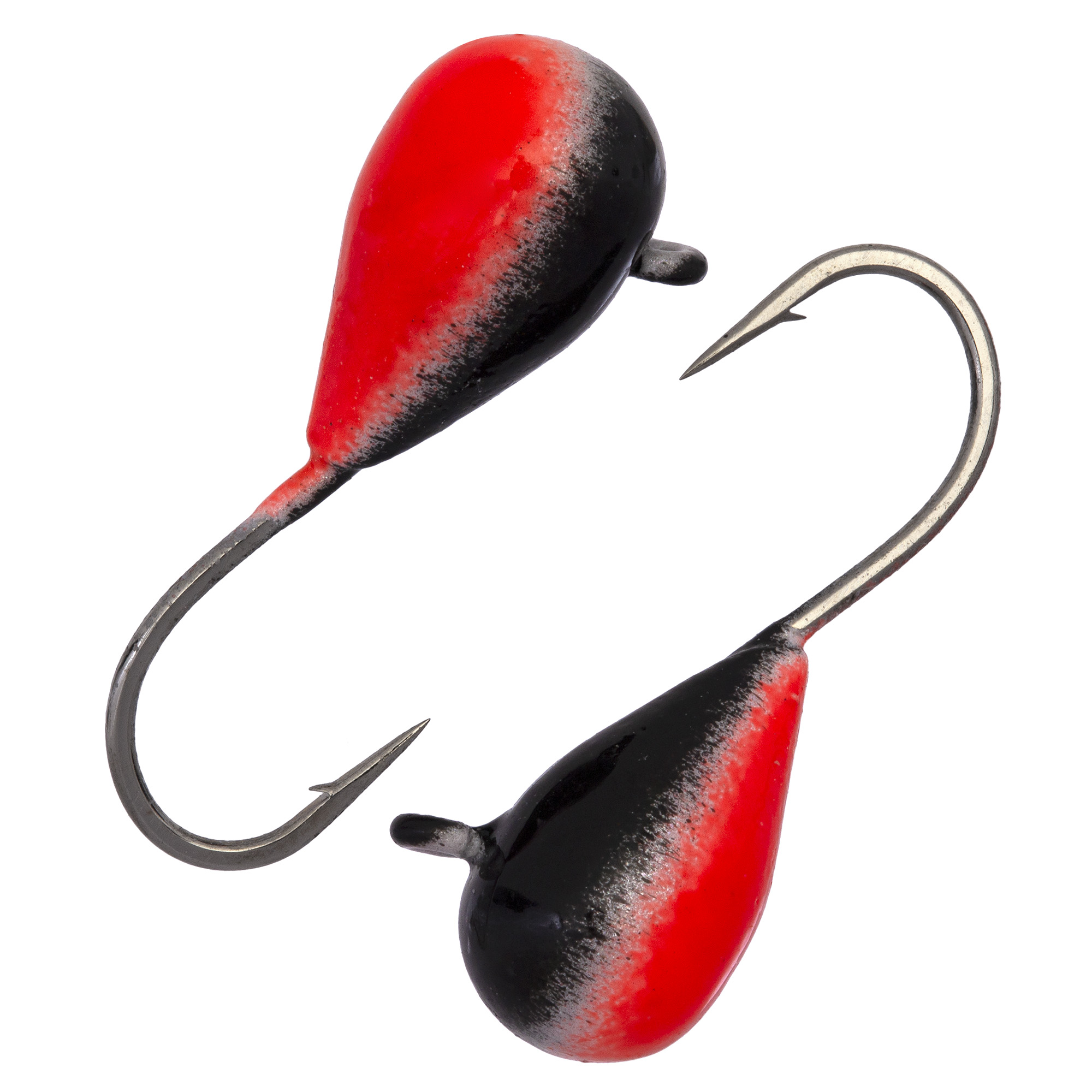 Капля с ушком d 3,0 мм, вес 0,5 гр, окраска черная-красная /10 шт/