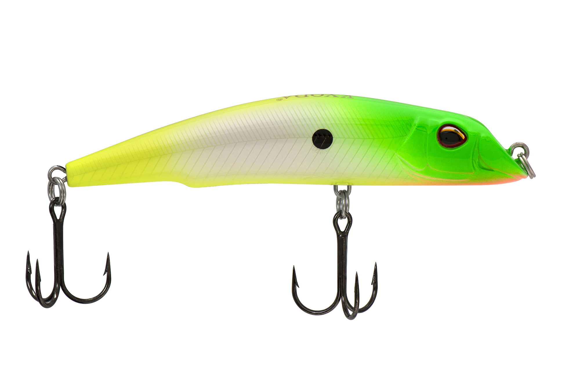 Воблер KYODA SHARK MINNOW-90F, длина 9 см, вес 12.0 гр, цвет P1037, заглубление 0,3-0,7м.