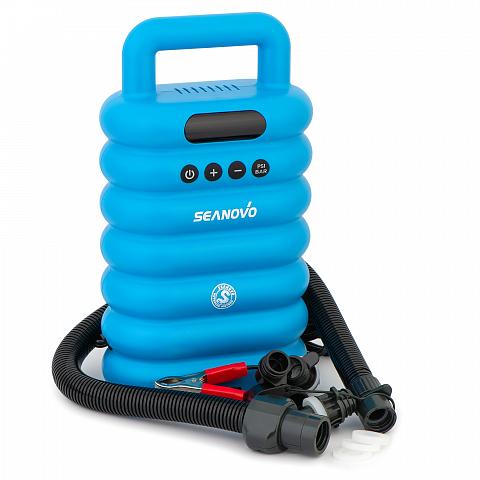 Насос электрический двухступенчатый HT-800 Seanovo для лодок ПВХ (0,34-1,38 атм) крокодил Насос электрический двухступенчатый HT-800 Seanovo для лодок ПВХ (0,34-1,38 атм) крокодил