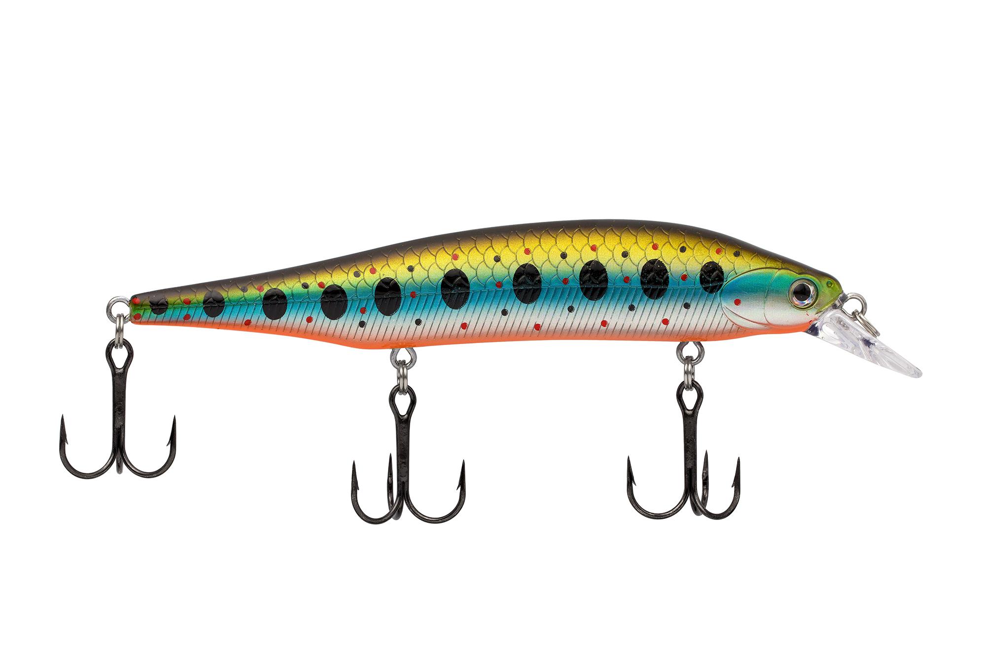 Воблер KYODA FALCON MINNOW-115SP,  длина 115 мм, вес 15.5 гр, цвет P1048 заглубление 0 - 1.7м.