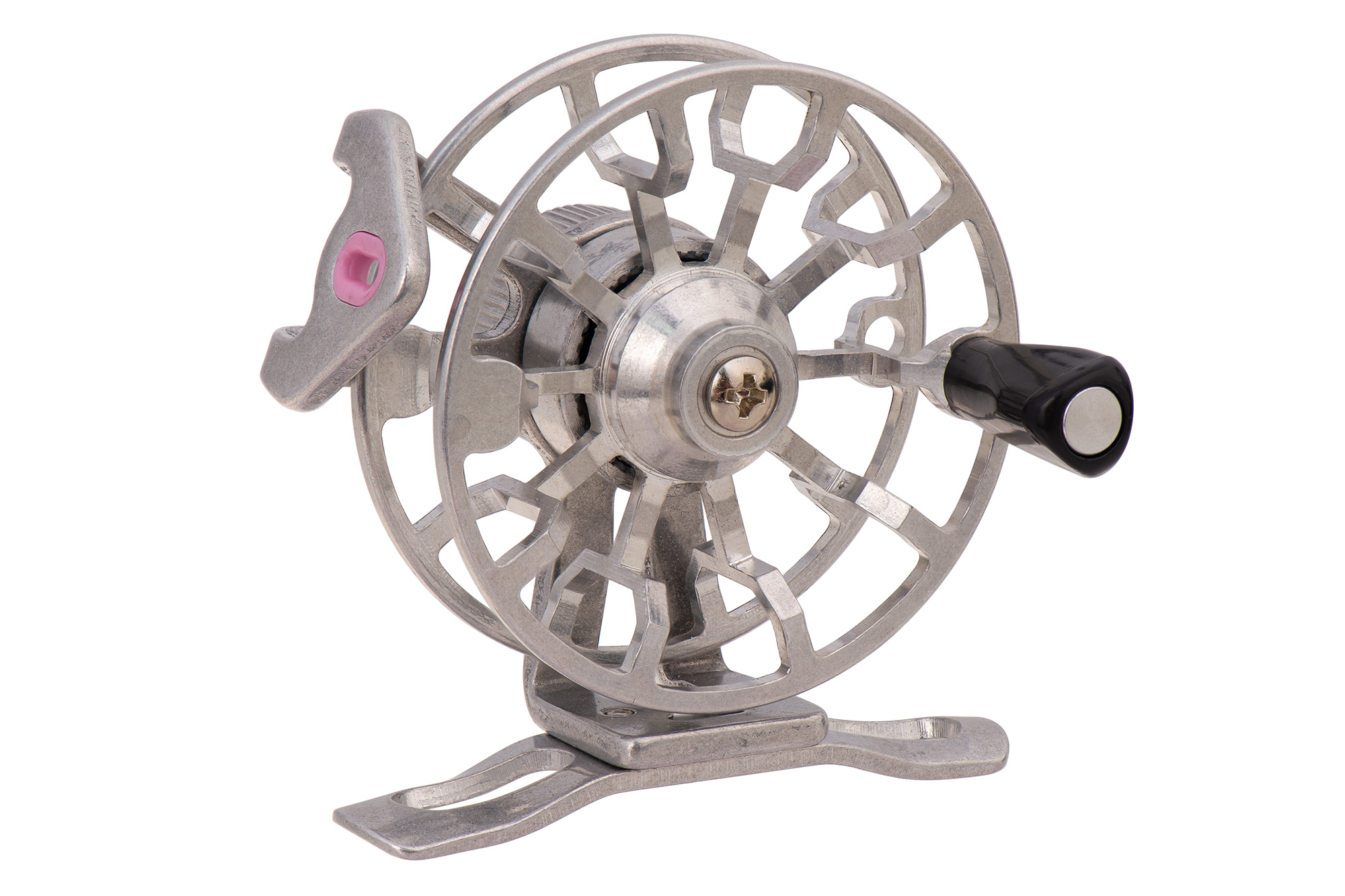 Катушка инерционная "CONDOR", B55 (35) mm, металл, с лескоукладывателем