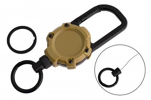 Поясной карабин-держатель KYODA, магнит, цвет хаки