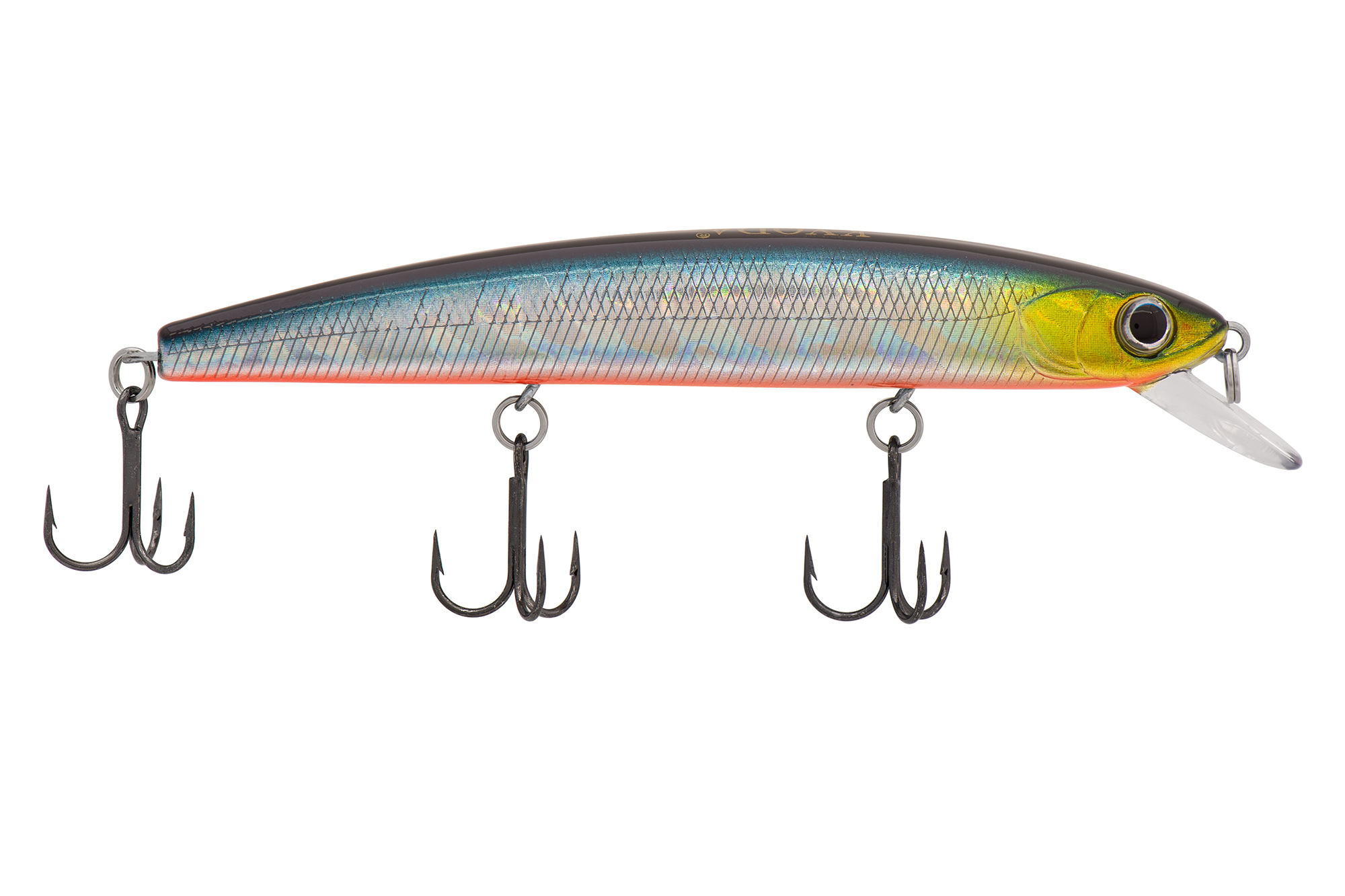 Воблер KYODA Hovercraft Minnow-90SP, длина 9,0 см, вес 9.0 гр, цвет P1230,  заглубление 0,8-1.2 м.