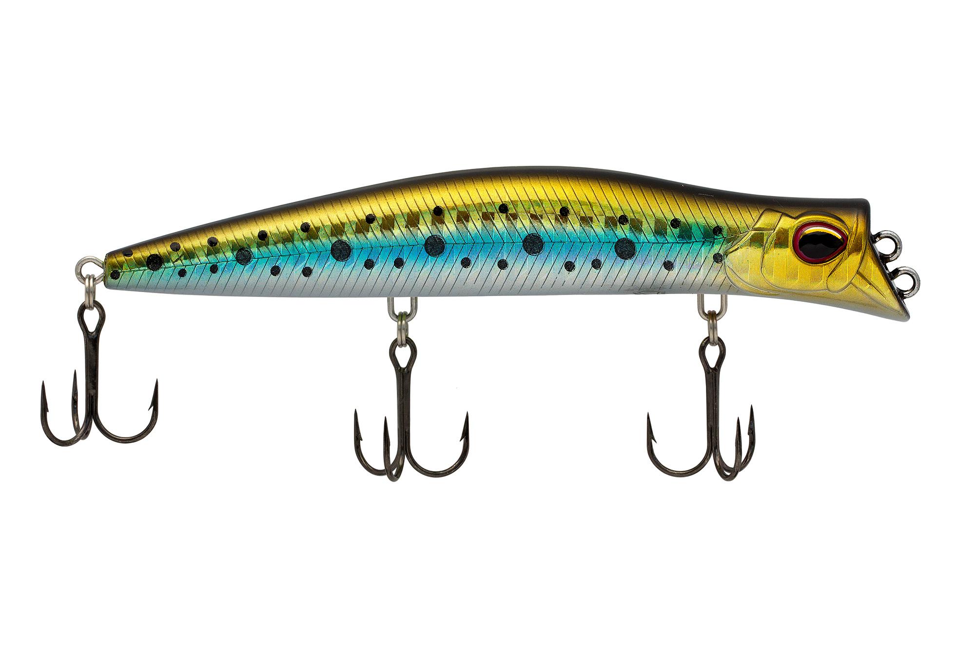 Воблер KYODA POCKY MINNOW-130F, длина 130 мм, вес 17,5  гр, цвет P693 заглубление 0,1 - 0,2 м.