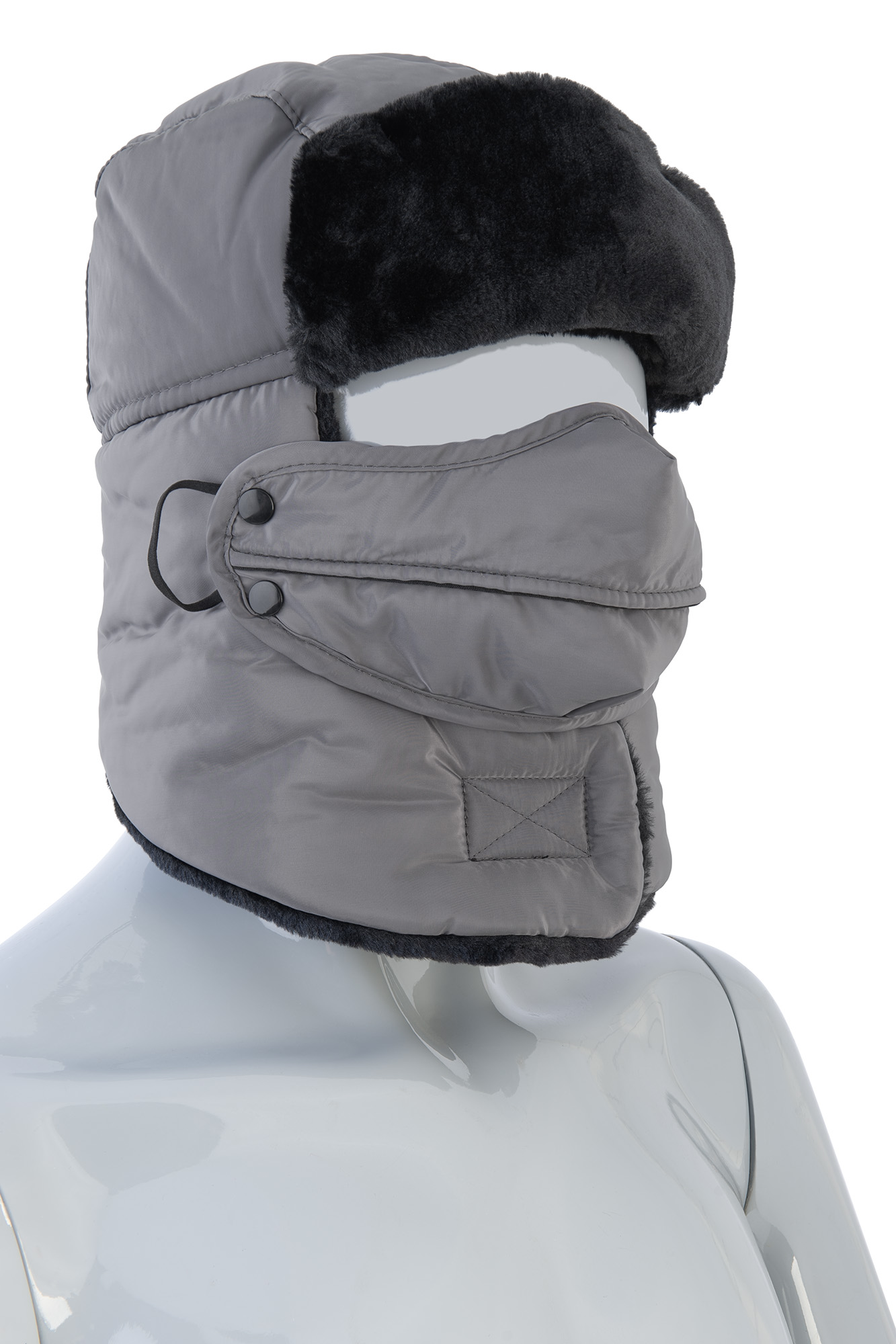 Шапка зимняя с маской и воротником, цвет в ассортименте Шапка зимняя с маской и воротником, цвет в ассортименте