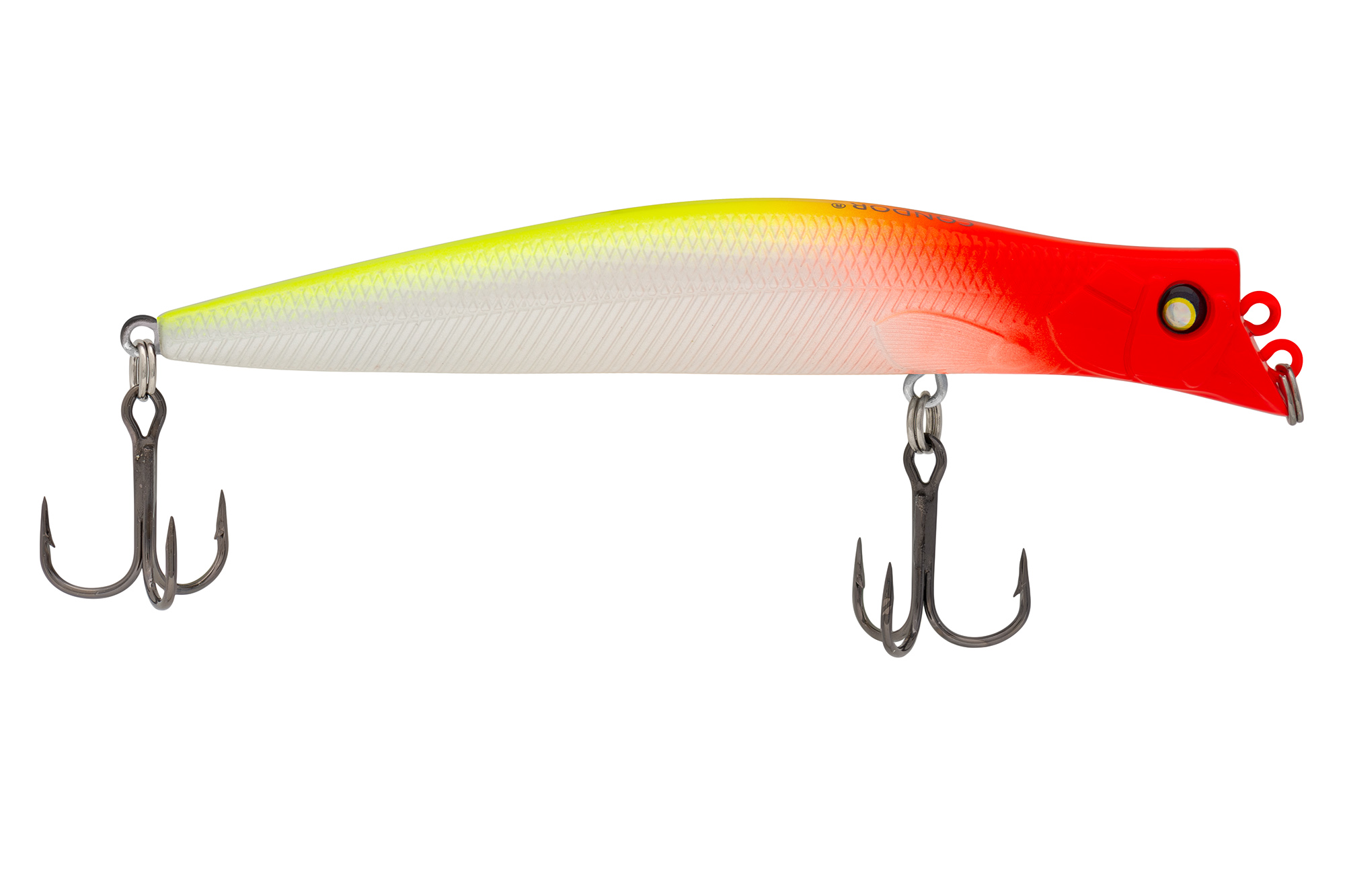 Flagman, плавающий, с двумя зацепами, размер 80 мм, вес 6,7 гр, заглубление 0-0,2 м, цвет A166L