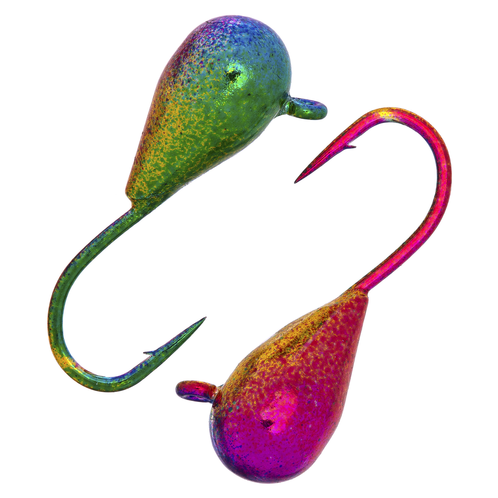 Капля с ушком d 3,0 мм, вес 0,45 гр, радужная /10 шт/