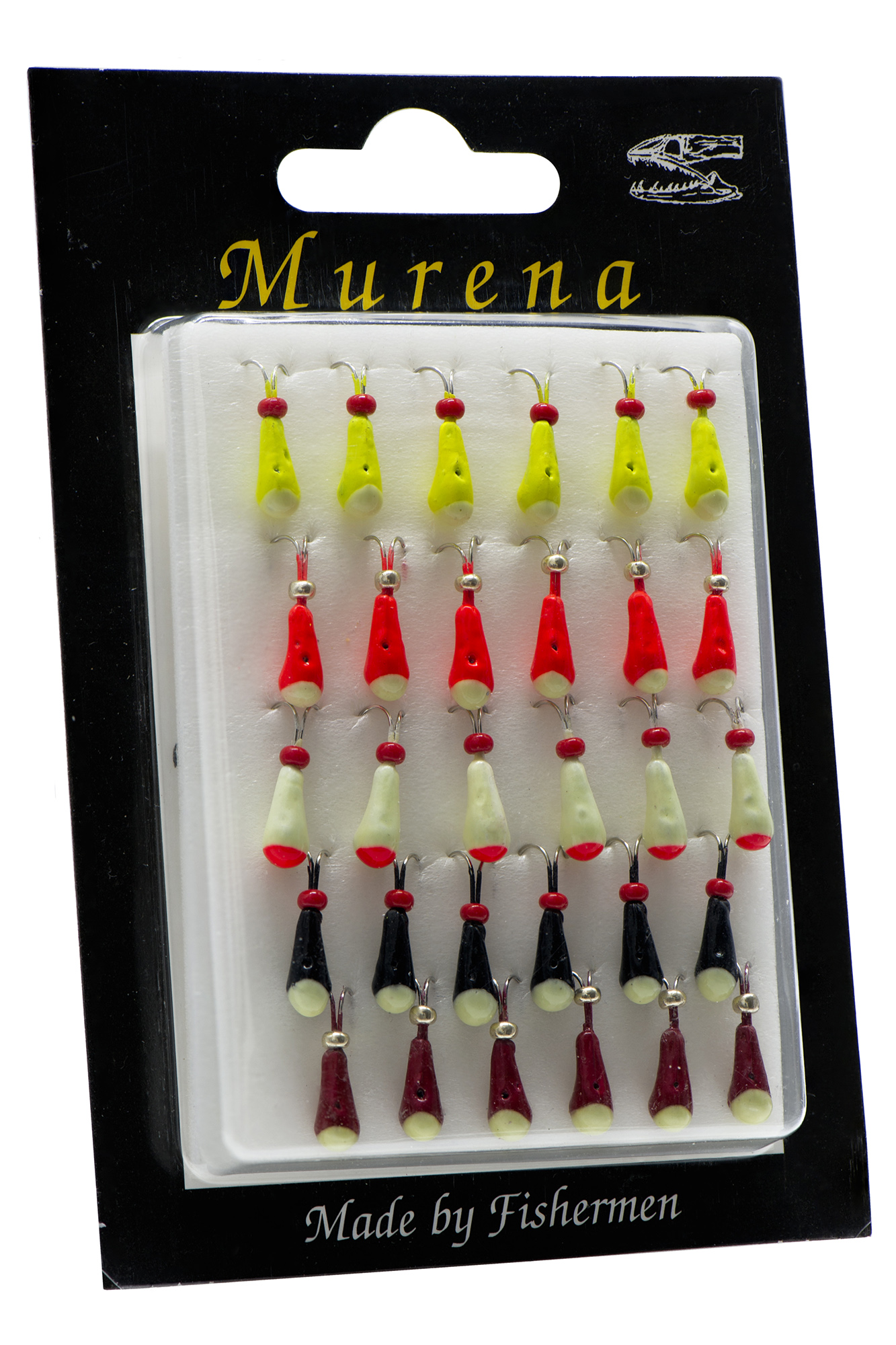 Мормышка  "КОЗА" Уралка окрашенная. 5 КРАШ. набор (уп.30)