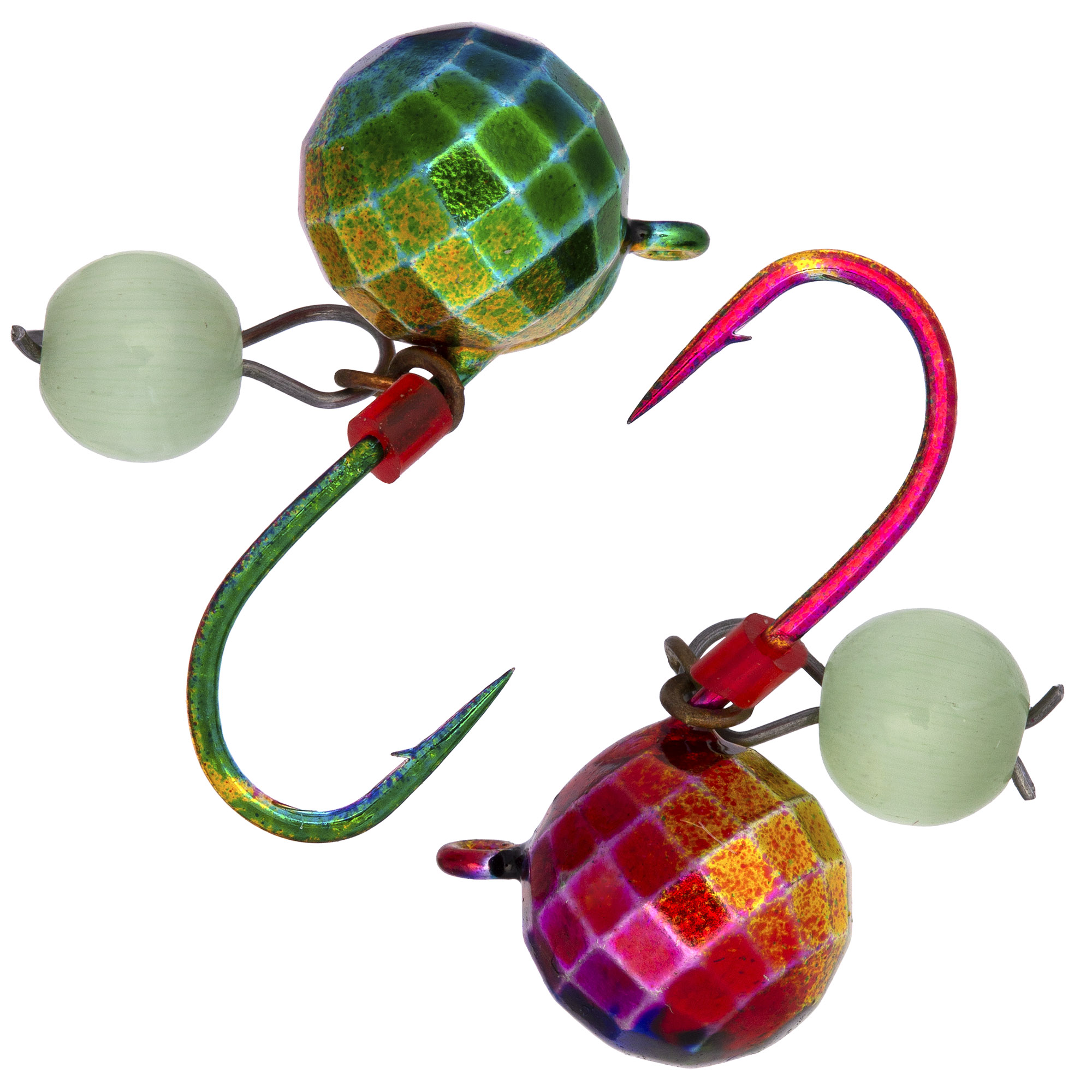 Шар фигурный с ушком d 3,0 мм, вес 0,24 гр, безмотылка,  радужный Кошачий глаз /10 шт/