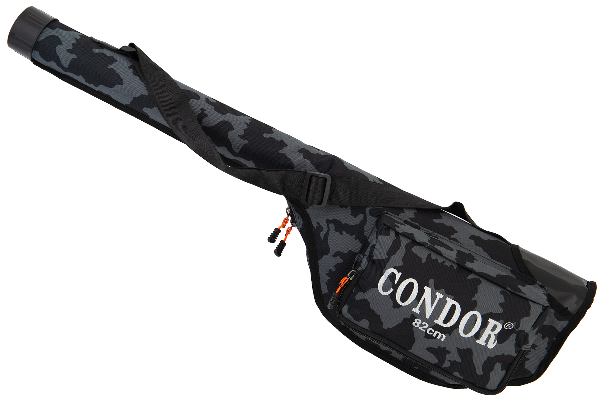 Чехол для зимних удочек "Condor" L-82, жёсткий, цвет чёрно-серый КМФ Чехол для зимних удочек "Condor" L-82, жёсткий, цвет чёрно-серый КМФ
