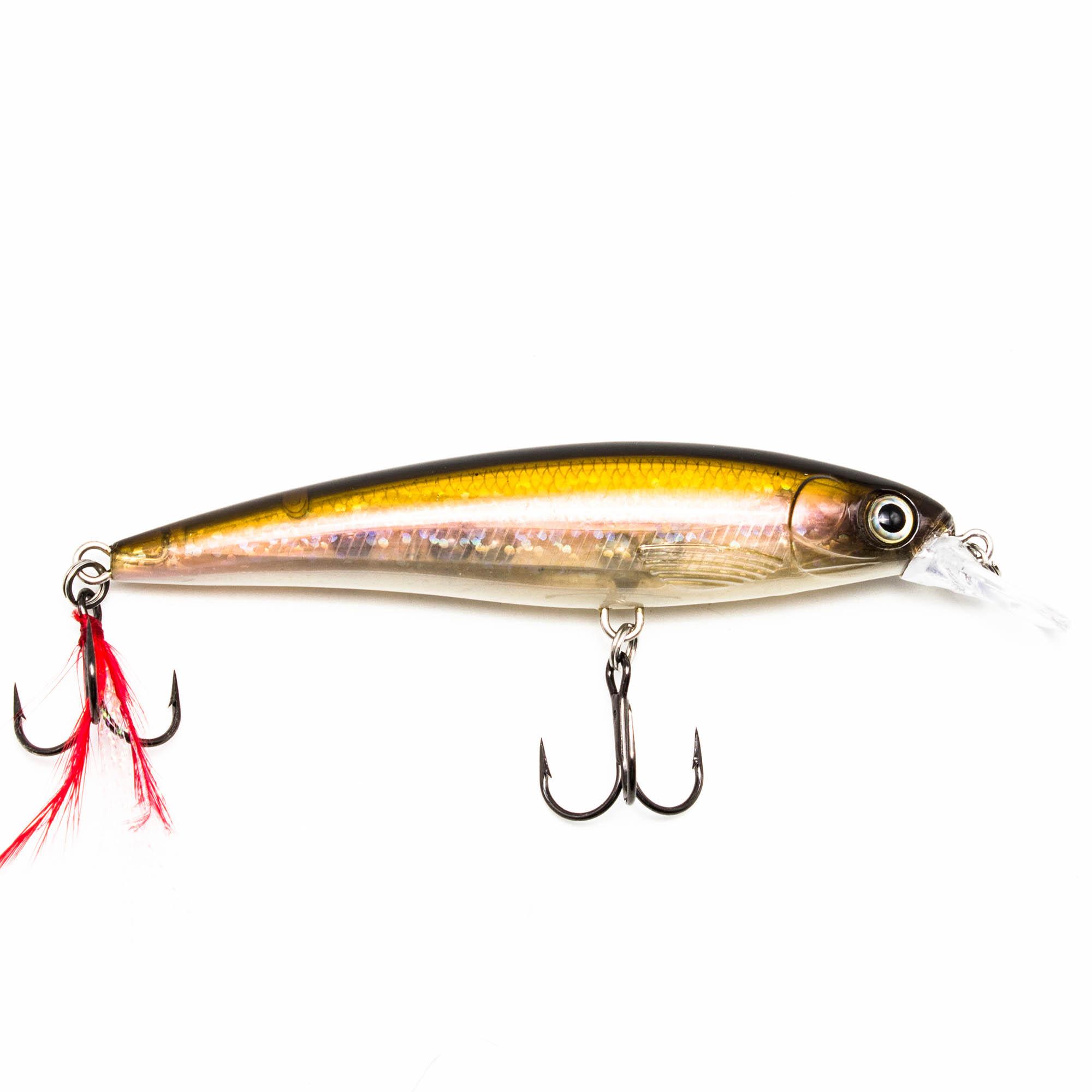 Воблер KYODA Luck Minnow-100SU, длина 10 см, вес 15 гр, цвет P78-1, заглубление 1,0-1,2 м.
