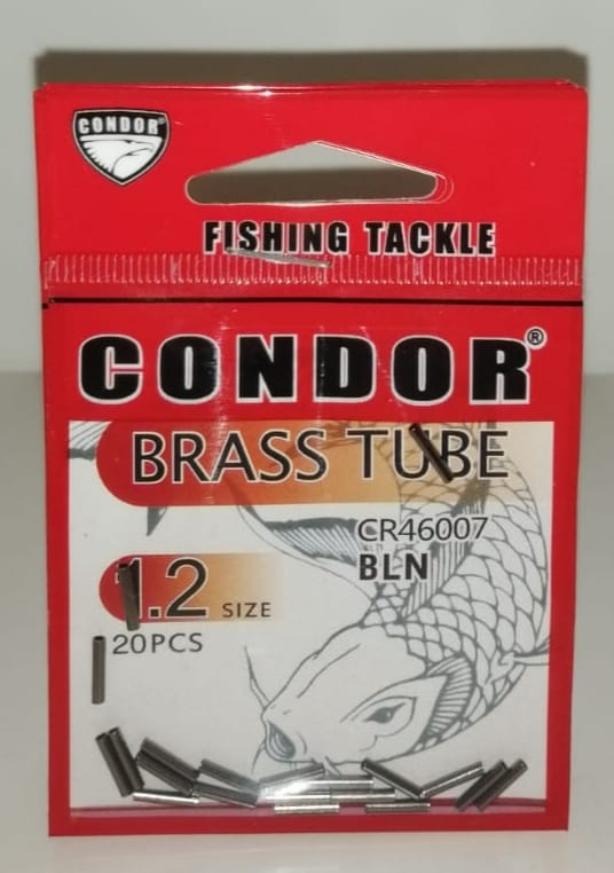 Трубка обжимная Brass Tube d-1,2 мм (100 шт)