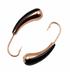 Уралка  d 3,5 мм, вес 0,9 гр, медь черная /10 шт/