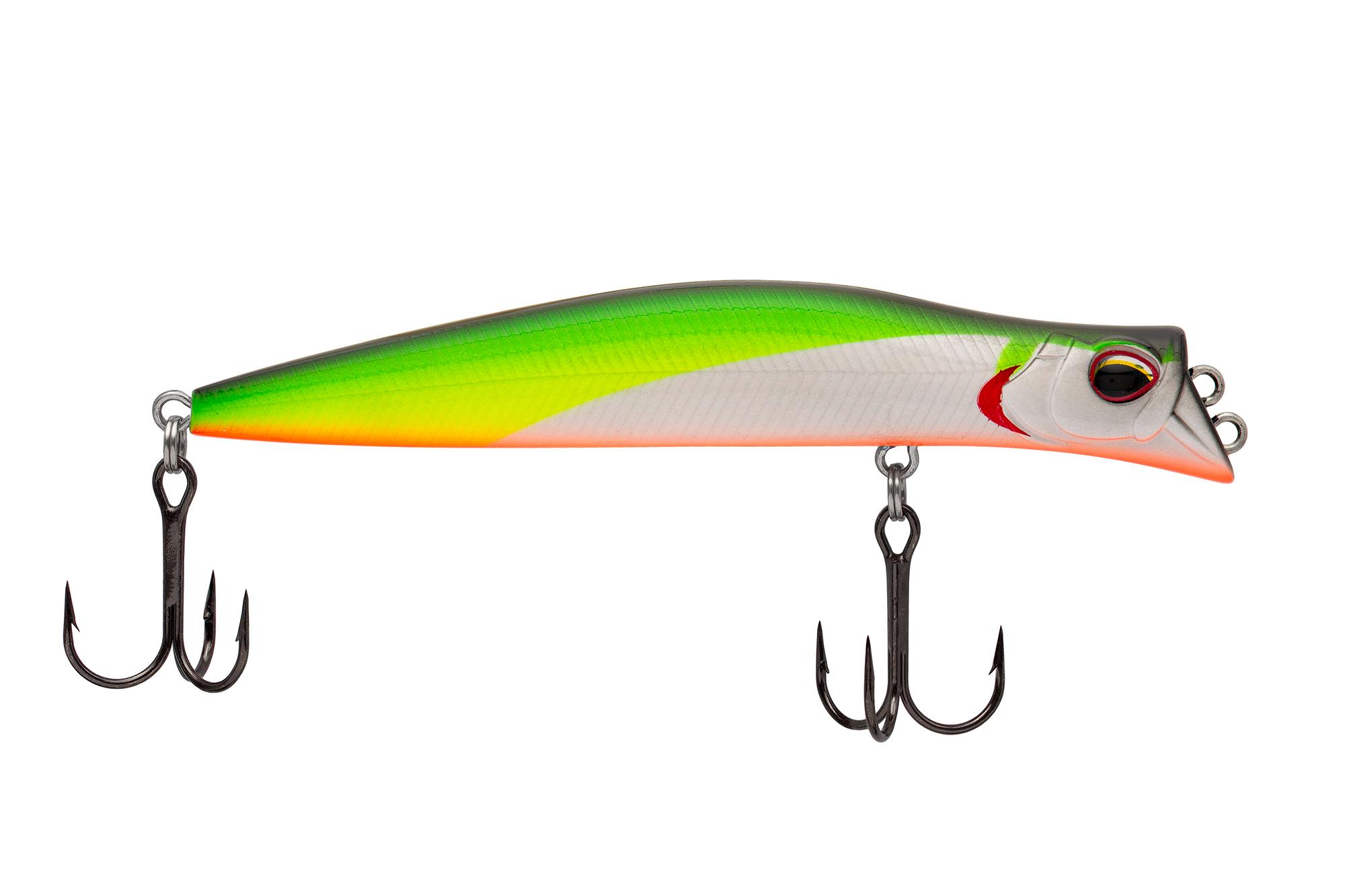 Воблер KYODA POCKY MINNOW-100F, длина 100 мм, вес 10,5  гр, цвет P1243 заглубление 0 - 0,2 м.