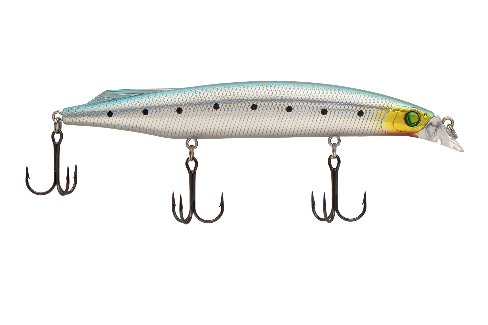 Воблер KYODA Sibas Minnow-125F, длина 12,5 см, вес 22 гр, цвет P56-1, заглубление 0,6-0,8 м.