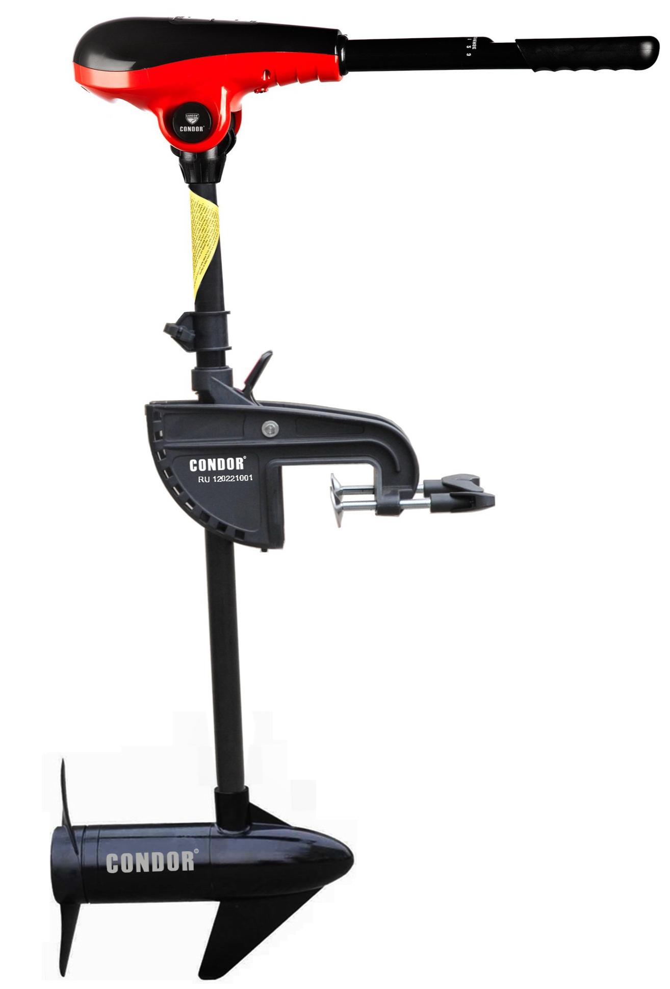 Лодочный мотор электрический "CONDOR" NRS-36X (0,47 л.с.), короткая нога