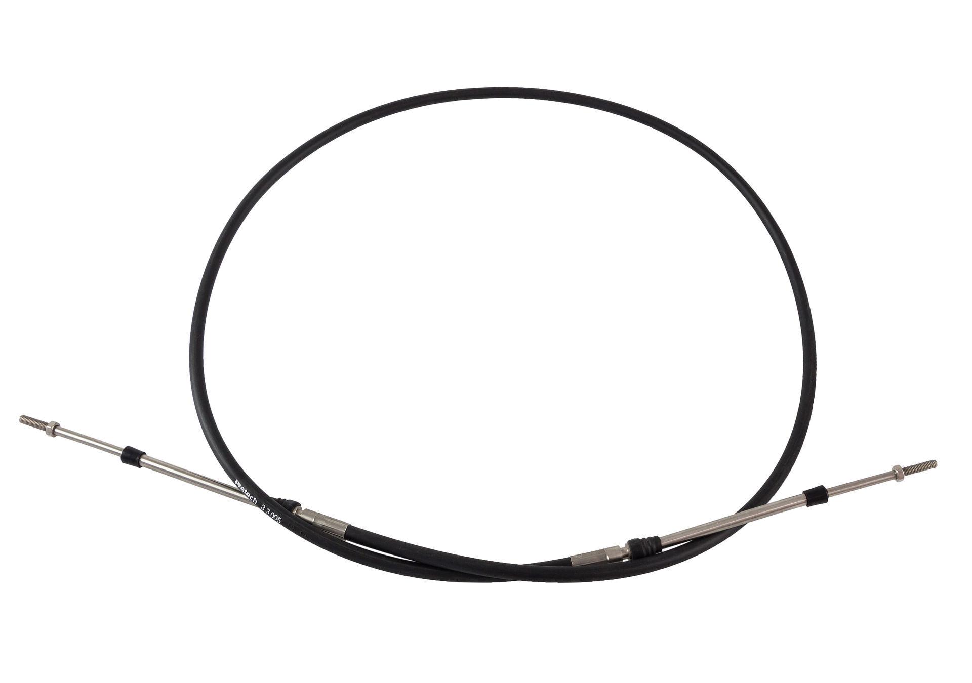 Трос газ/реверс Nautflex C2 (33C) 12,66 футов (3.8 м)  Black