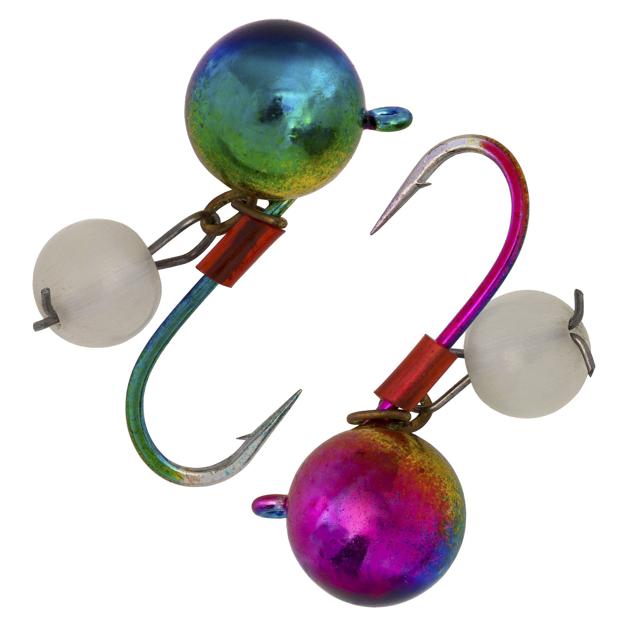 Дробинка с ушком d 3,0 мм, вес 0,28 гр, безмотылка, радужный Кошачий глаз /10 шт/