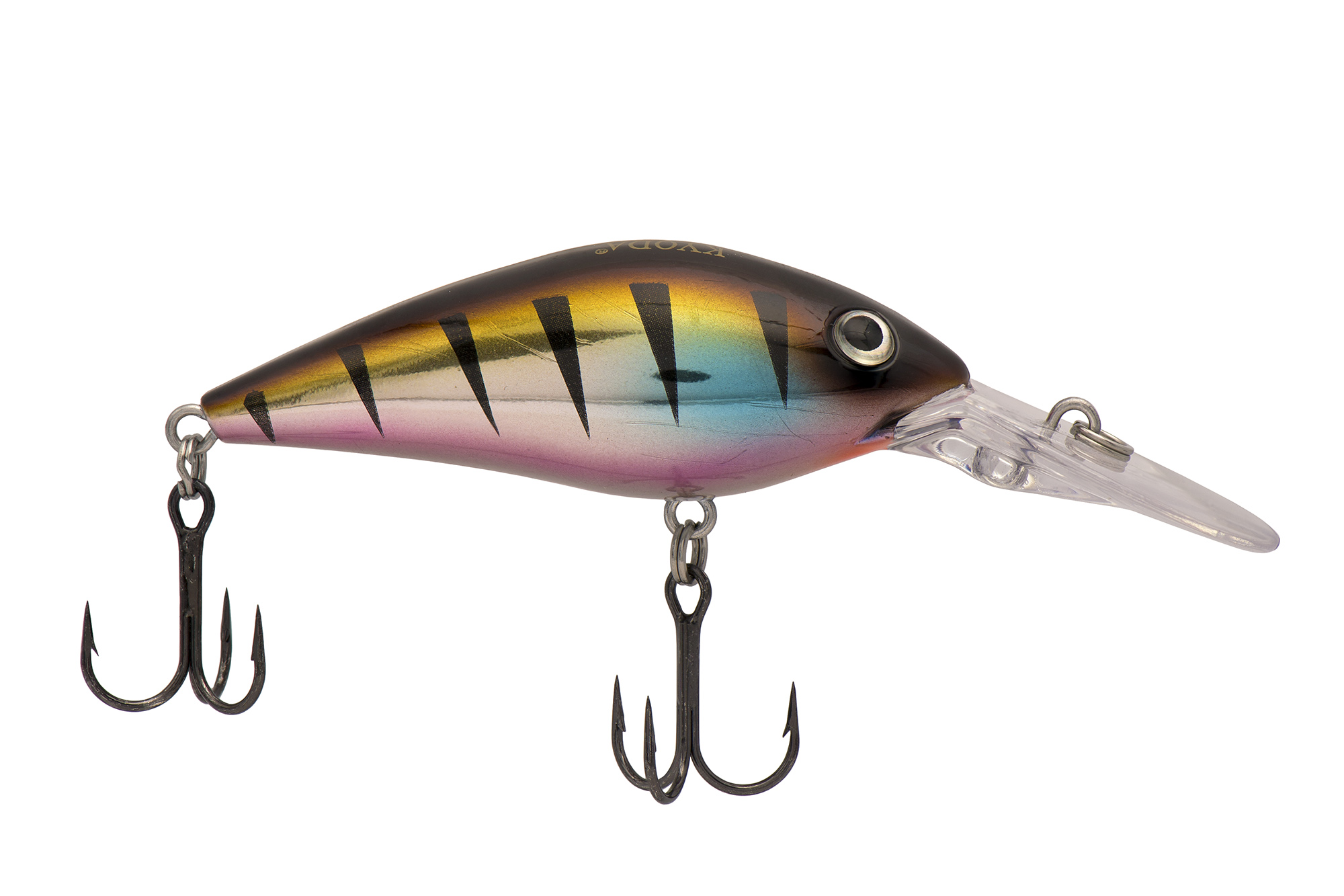 Воблер KYODA Explorer Crank-60F, длина 6,0 см, вес 10,3 гр, цвет P387, заглубление 1,2-1,8 м.