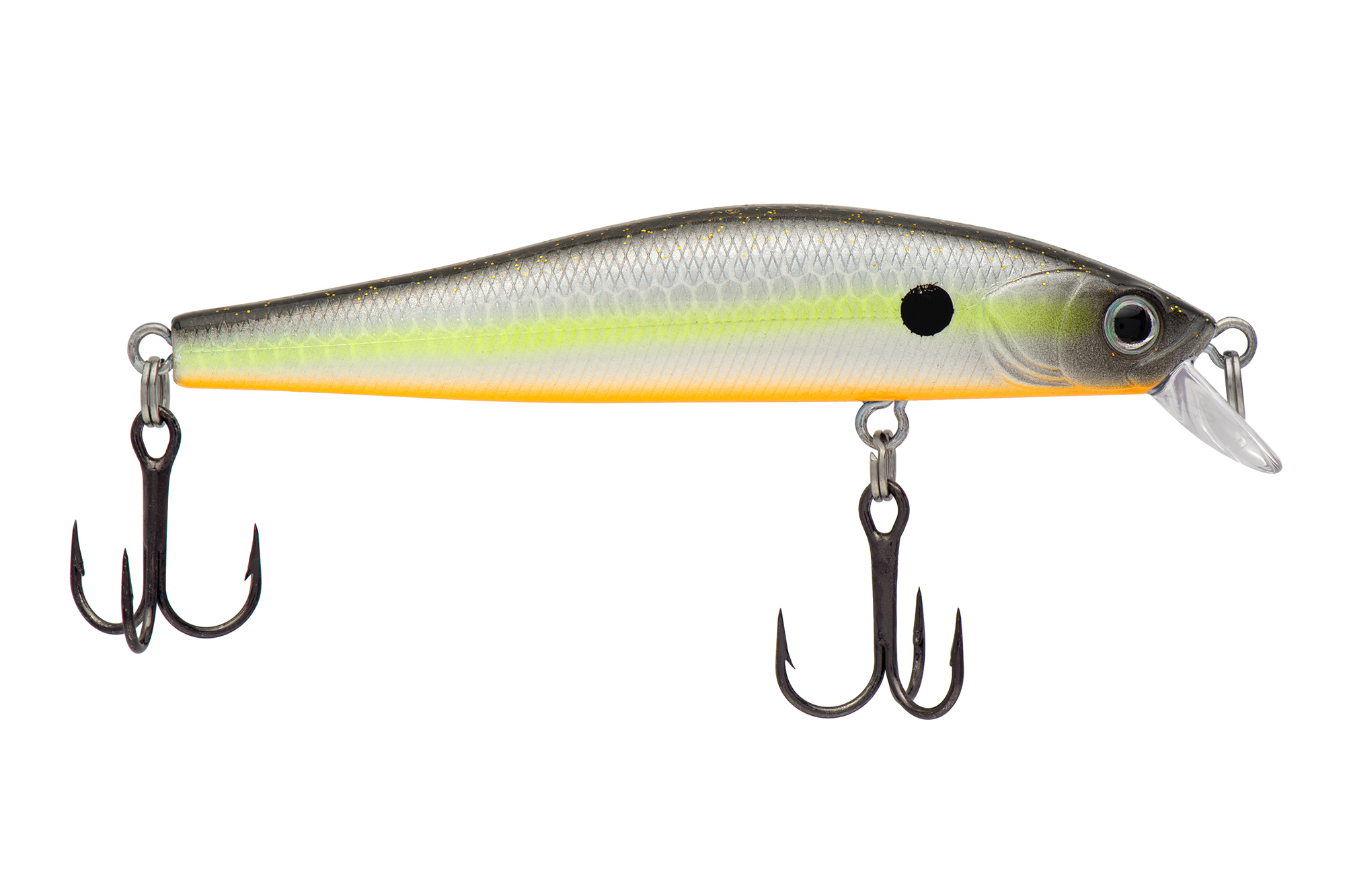 Воблер KYODA Capelin Minnow-70SP, длина 7,0 см, вес 5.0 гр, цвет P1282,  заглубление 0-0.5 м.