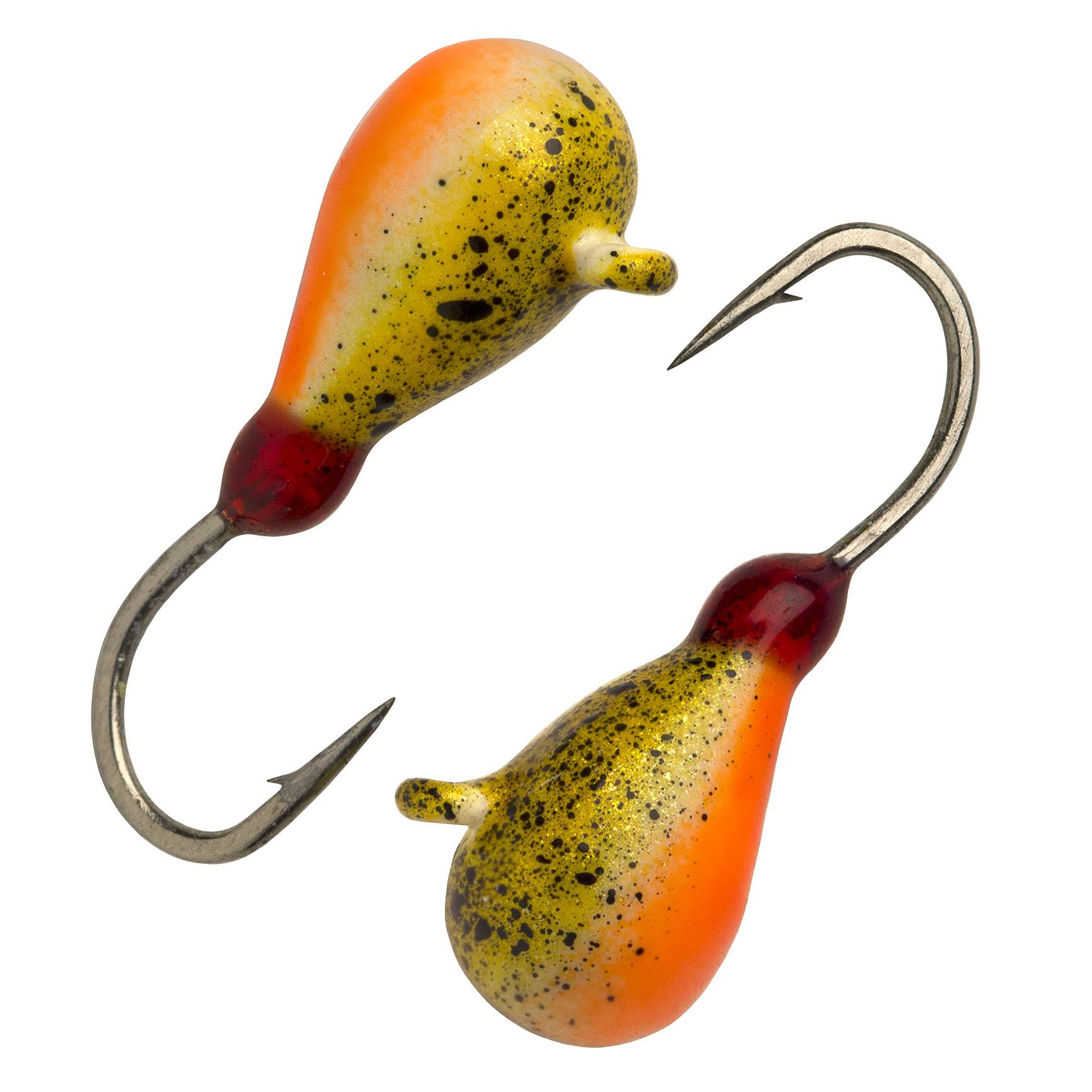 Капля с ушком d 4,0 мм, вес 1,1 гр, окраска золотистая-оранжевая с крапом /10 шт/