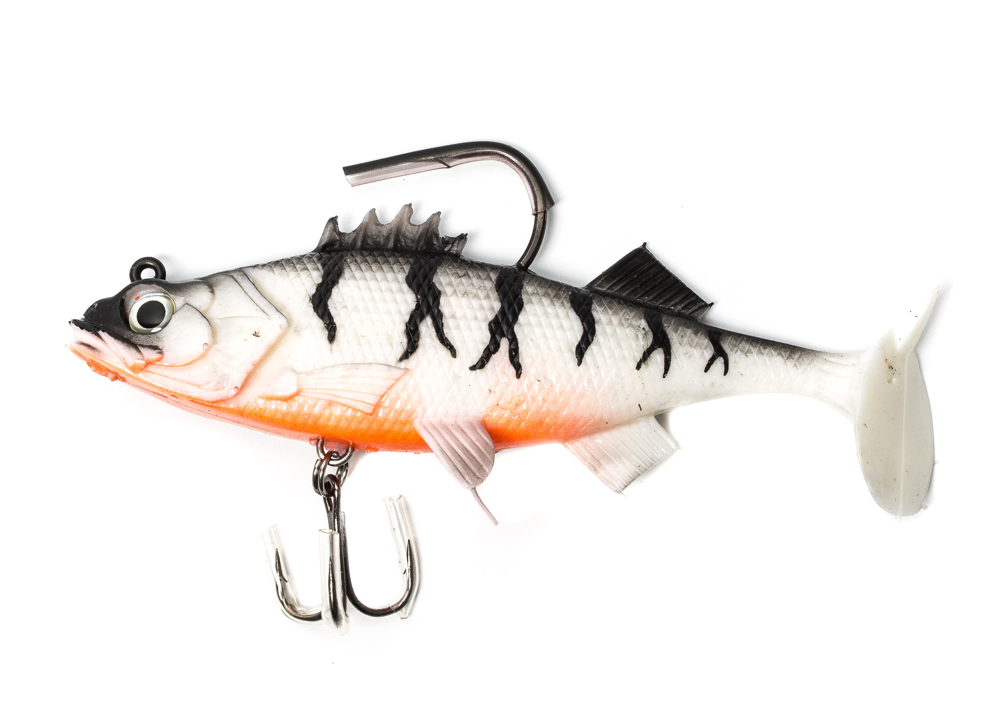 Виброхвост оснащённый CONDOR Crazy Bait NWPE03# размер 80 мм, вес 14 гр, цвет 902 (2 шт)
