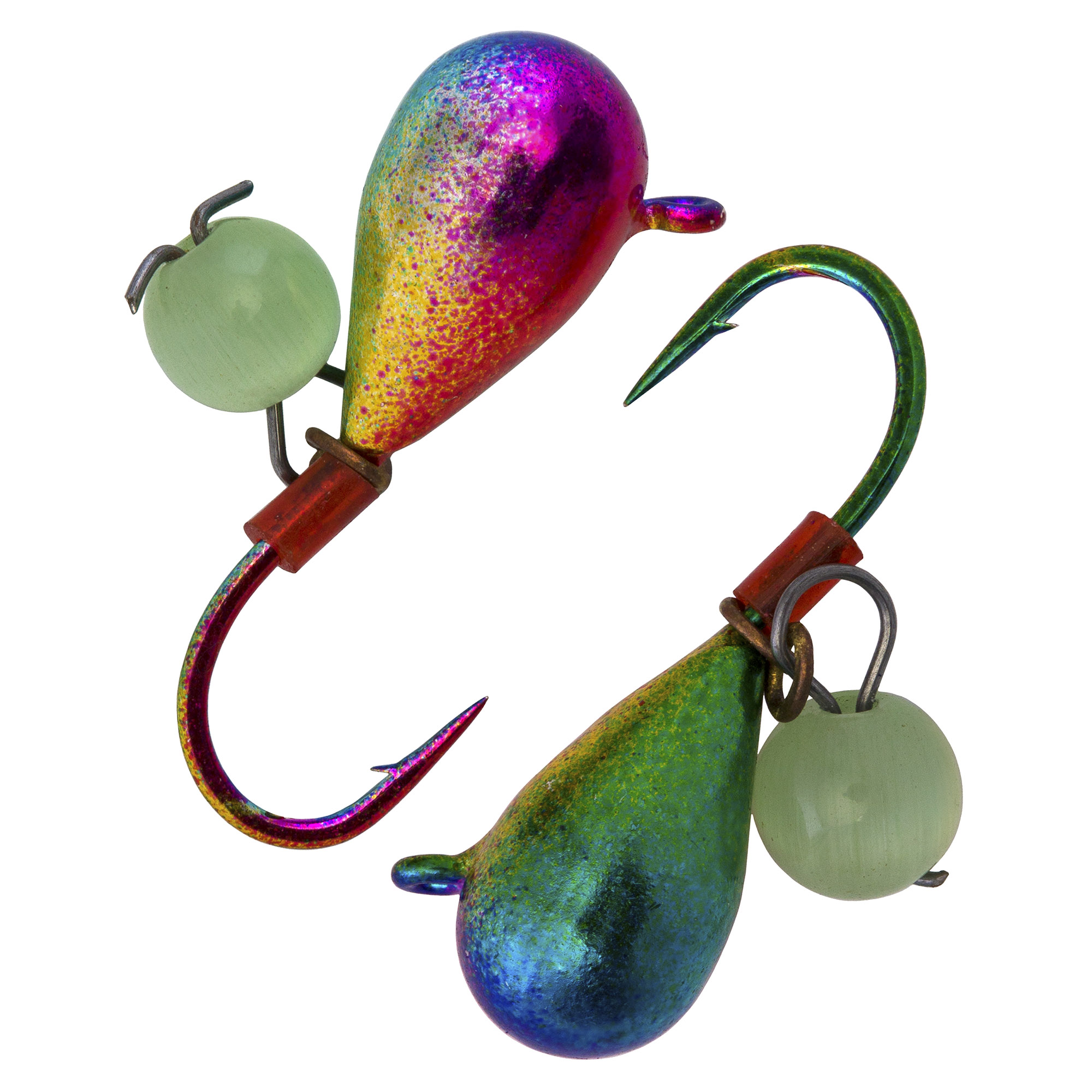 Капля с ушком d 3,0 мм, безмотылка, вес 0,5 гр, радужный Кошачий глаз /10 шт/