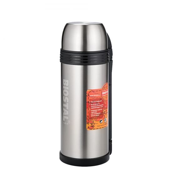 Термос "Biostal-Спорт" универсальный, с ручкой, NGP-1800P, емкость 1,8 л