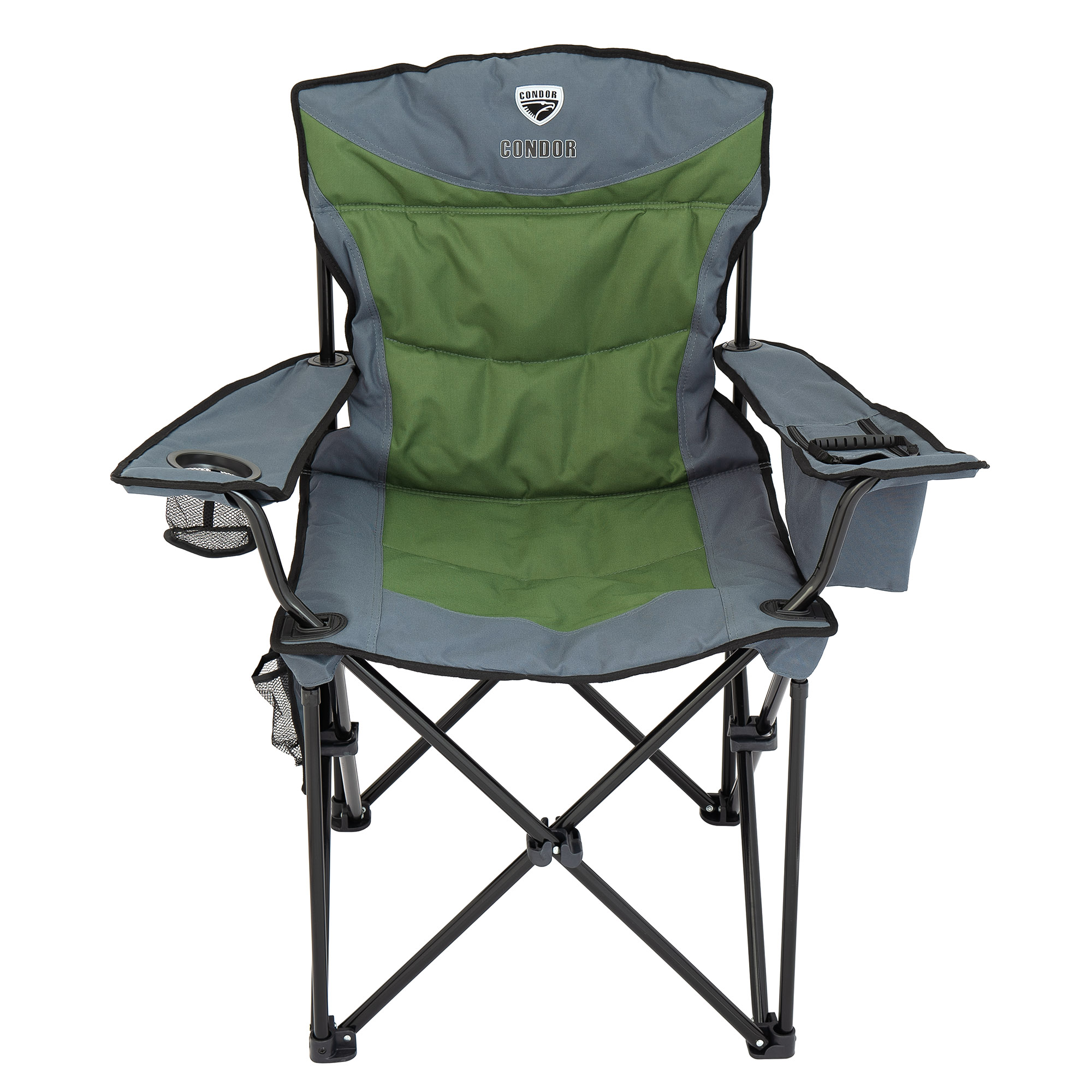 Кресло складное "CONDOR" с изотермическим карманом р.60*60*53 см, цвет синий