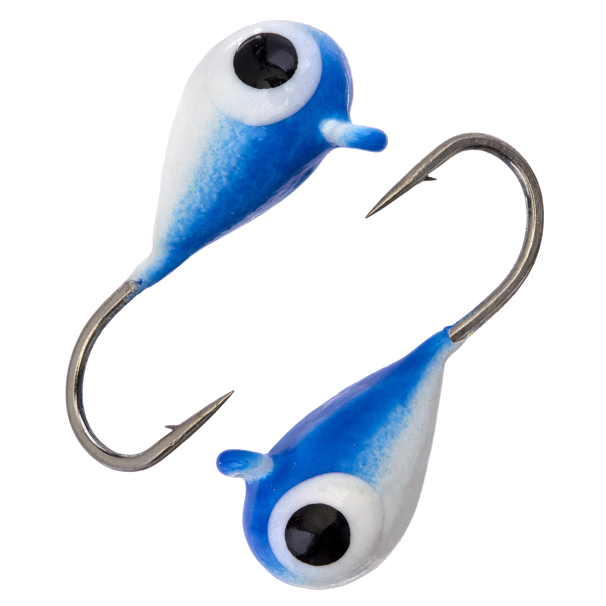 Капля с ушком d 5,0 мм, вес 1,8 гр, окраска малек, голубой-серебристый /10 шт/