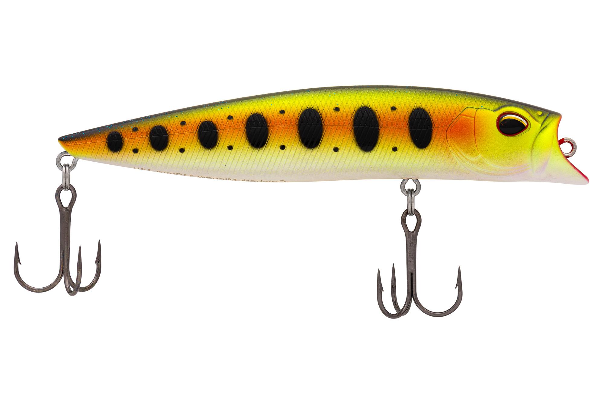 Воблер KYODA Catshark Minnow-110F, длина 11,0 см, вес 14 гр, цвет P1638, заглубление 0-0,5 м