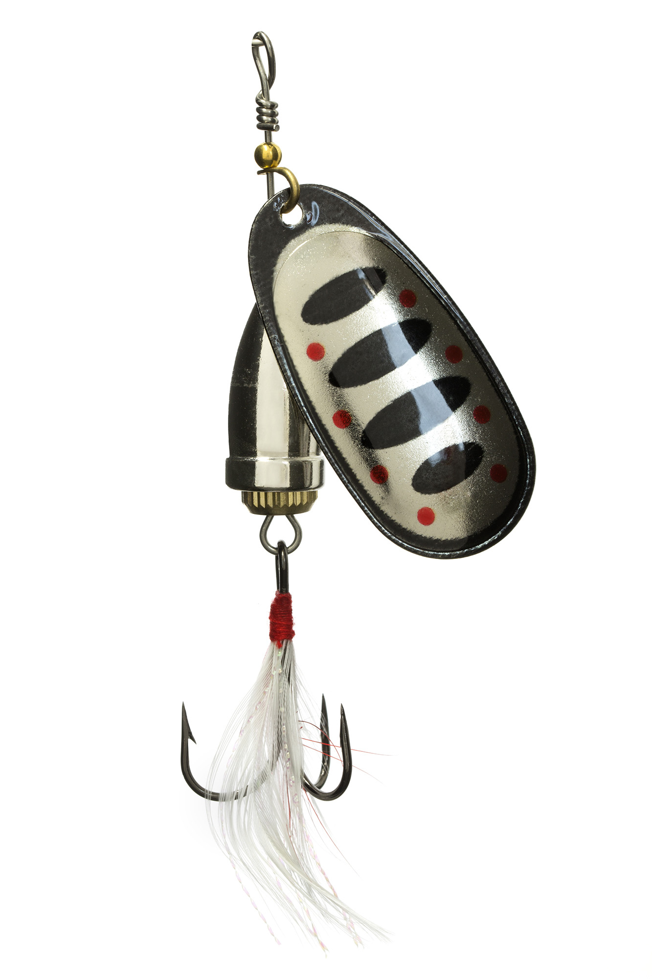 Блесна KYODA Brass в индивидуальной упаковке, вращающаяся, размер 2, вес 6,0 гр, цвет 004