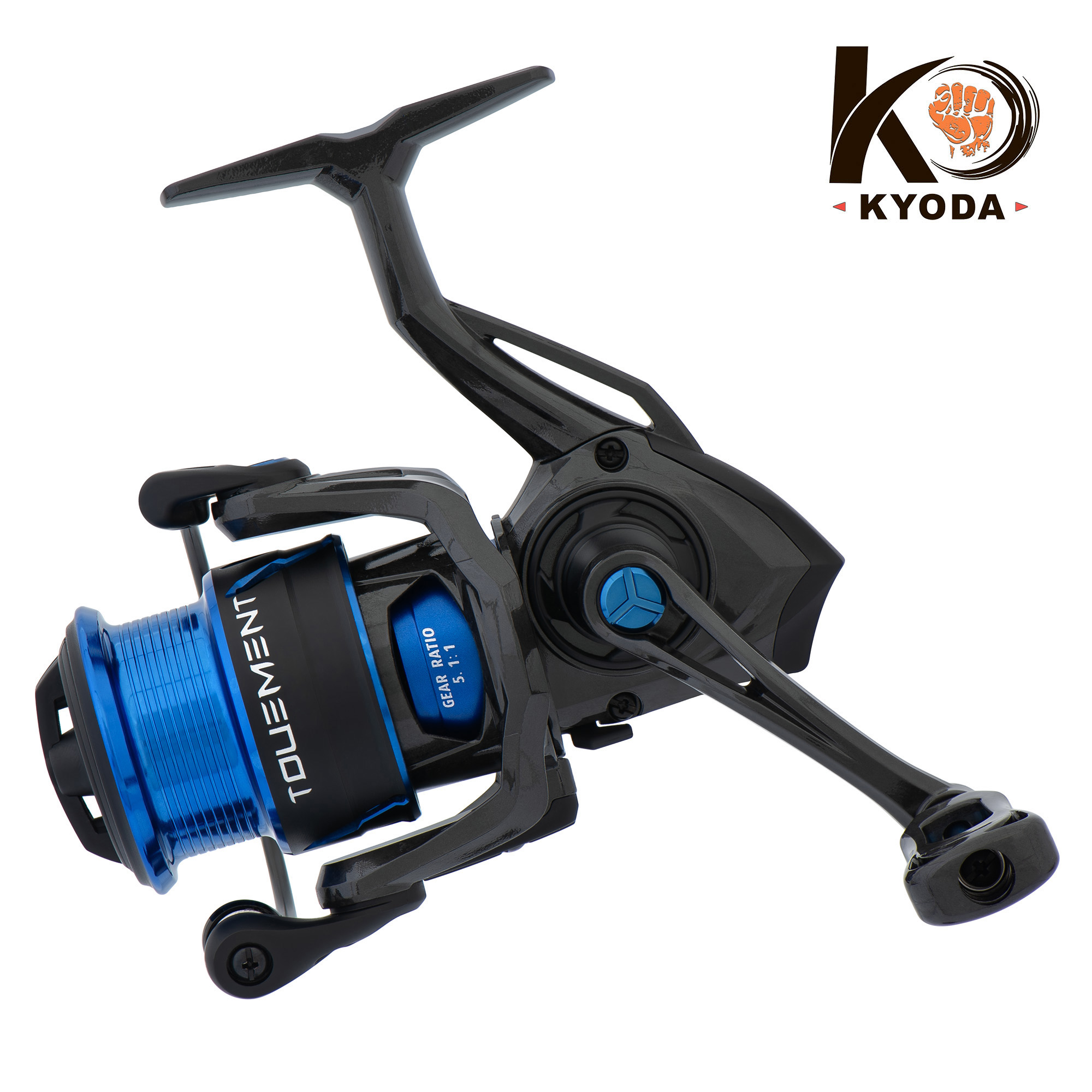 Катушка KYODA "TOURMENT" 2000, 7+1 подшипн., передний фрикцион, запасная шпуля, вес 193 гр, 5,1:1 Катушка KYODA "TOURMENT" 2000, 7+1 подшипн., передний фрикцион, запасная шпуля, вес 193 гр, 5,1:1