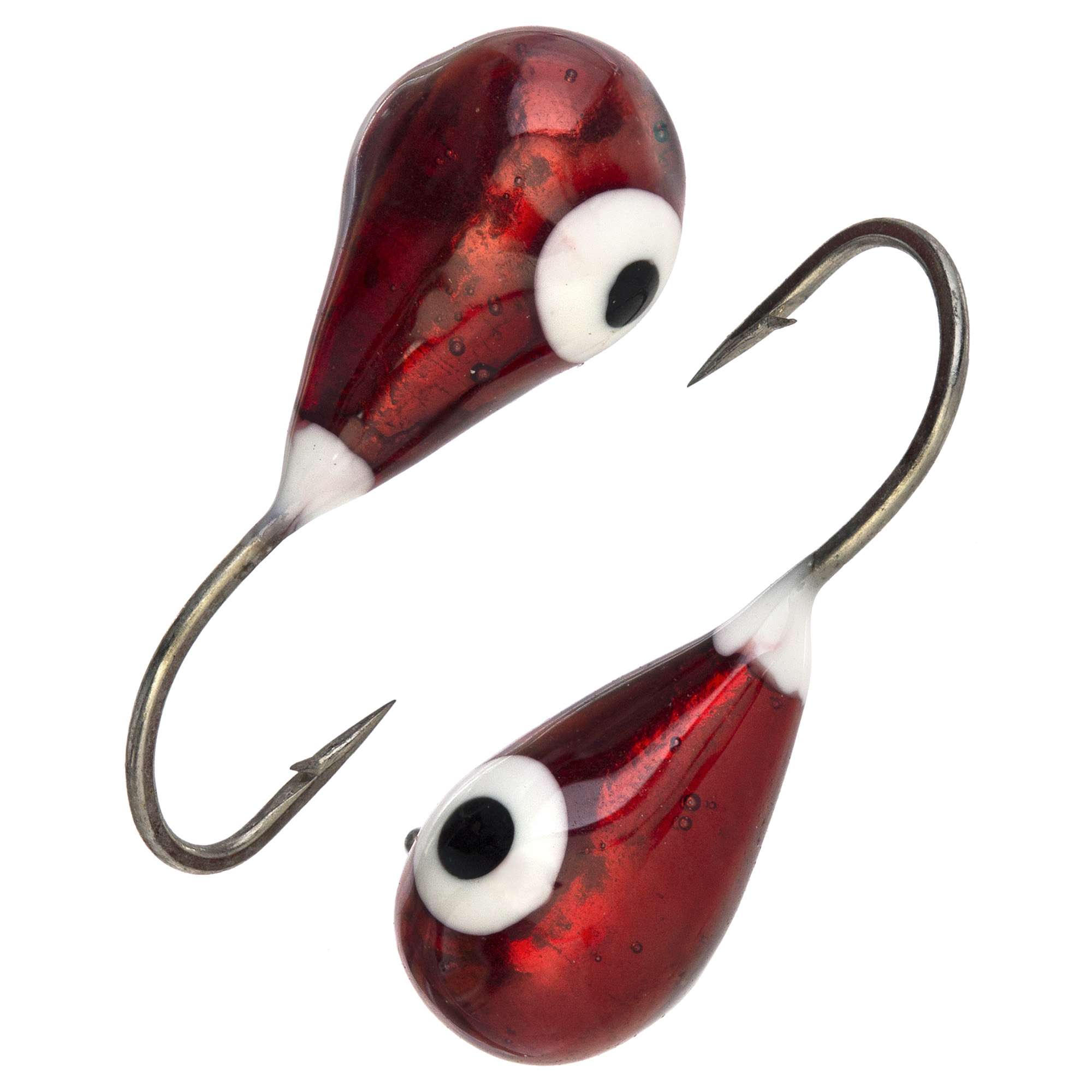 Капля с ушком d 5,0 мм, вес 1,8 гр, обмазка малек, вишня /10 шт/