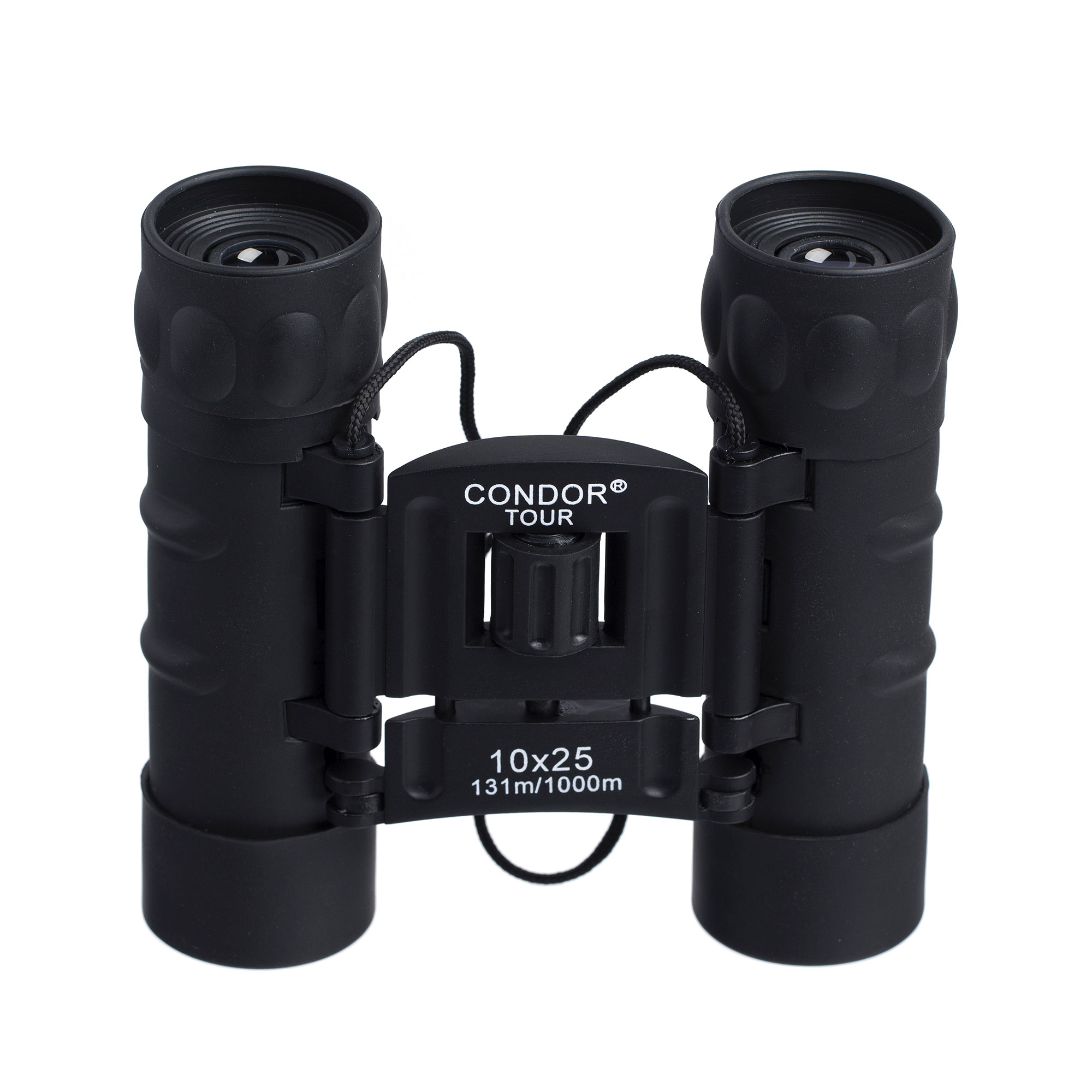 Бинокль Condor черный 10-25 