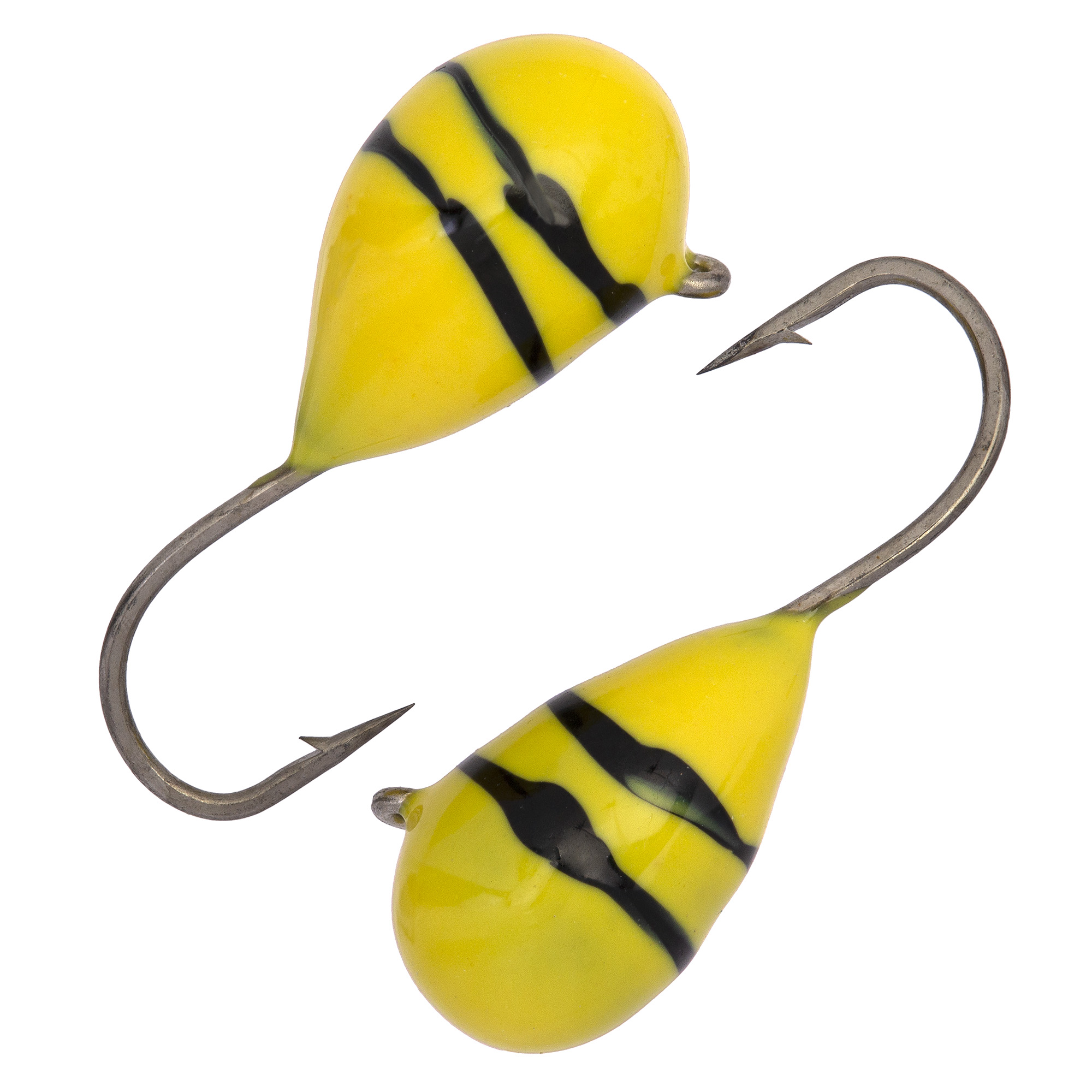 Капля с ушком d 3,0 мм, вес 0,5 гр, обмазка желтая-винт /10 шт/