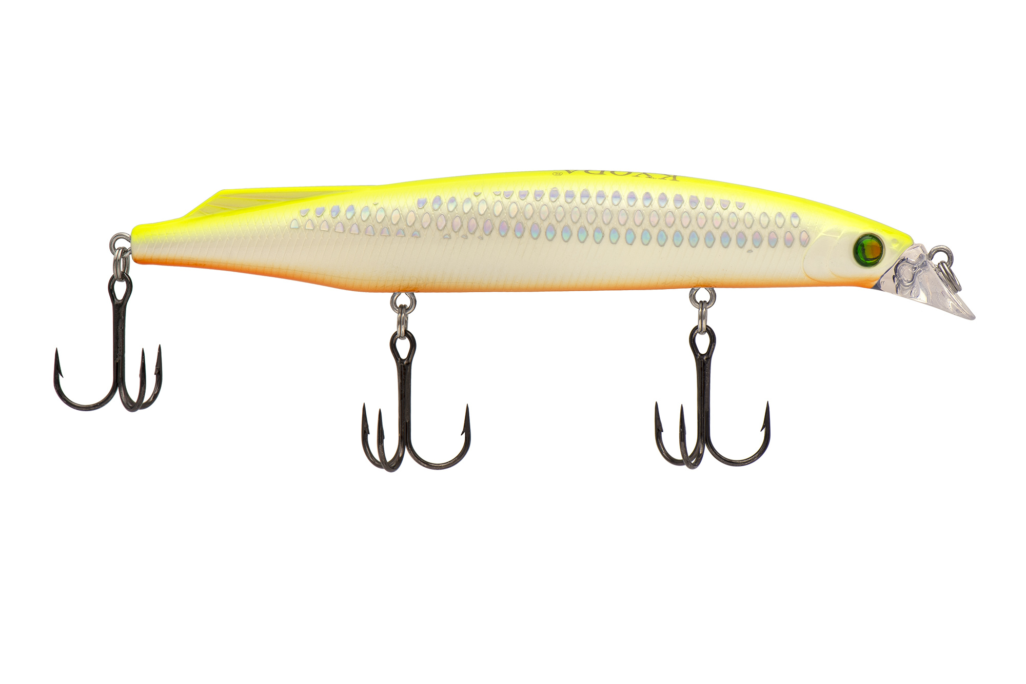 Воблер KYODA Sibas Minnow-125F, длина 12,5 см, вес 22 гр, цвет P277-1, заглубление 0,6-0,8 м.