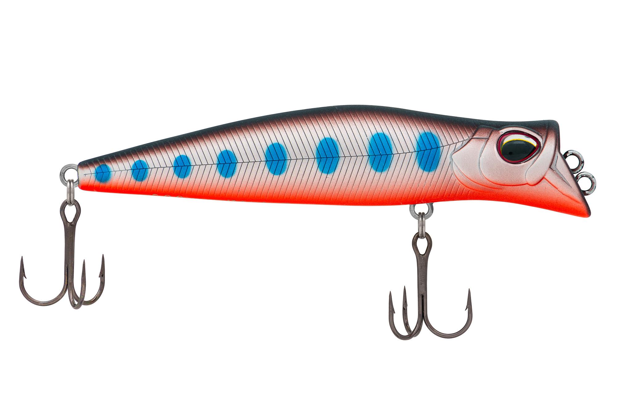 Воблер KYODA POCKY MINNOW-80F, длина 80 мм, вес 6,5 гр, цвет P1860 заглубление 0 - 0,2 м.