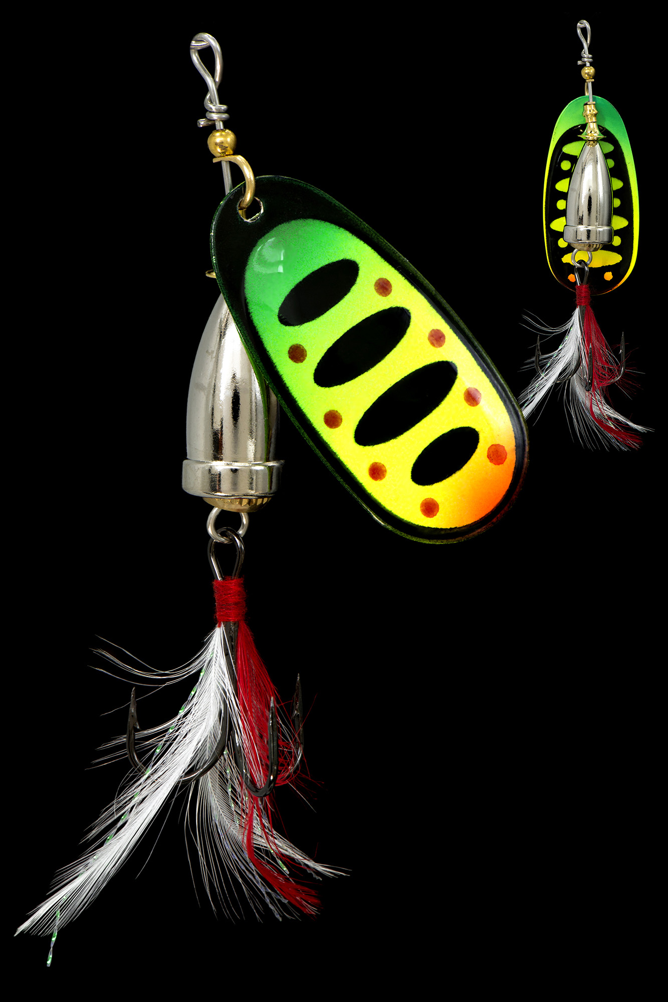 Блесна KYODA Brass в индивидуальной упаковке, вращающаяся, размер 4, вес 10,0 гр, цвет 008