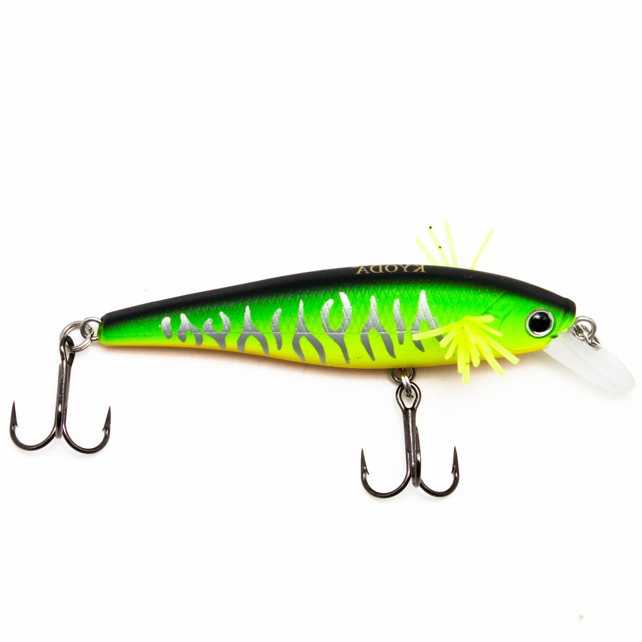 Воблер KYODA Zigbang Minnow-65SU, длина 6,5 см, вес 5,5 гр, цвет P296, заглубление 0,5-0,9 м.