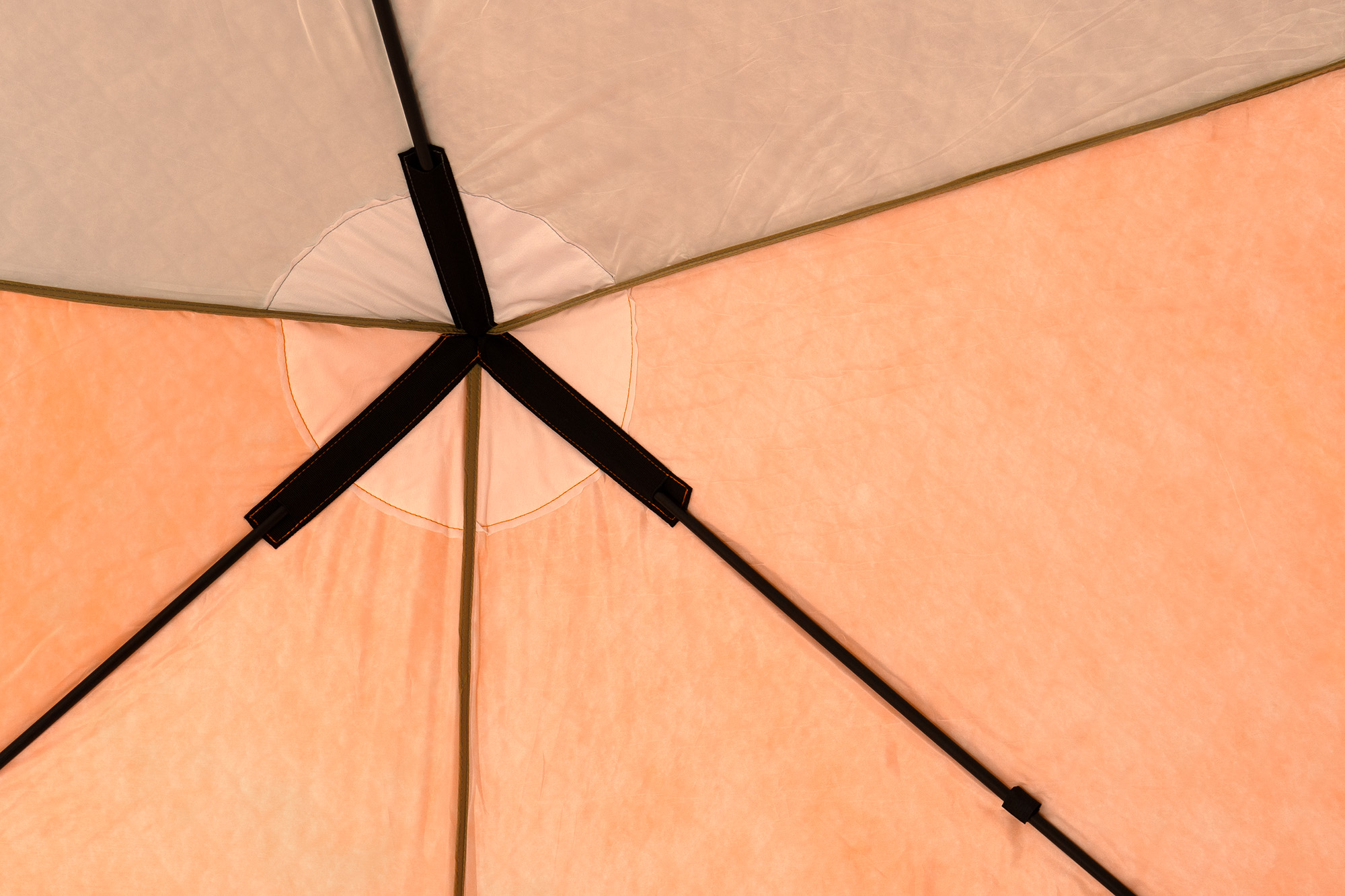 Палатка Куб "CONDOR" зимняя утепленная 2,4 х 2,4 х 2,15 оранжевый Палатка Куб "CONDOR" зимняя утепленная 2,4 х 2,4 х 2,15 оранжевый