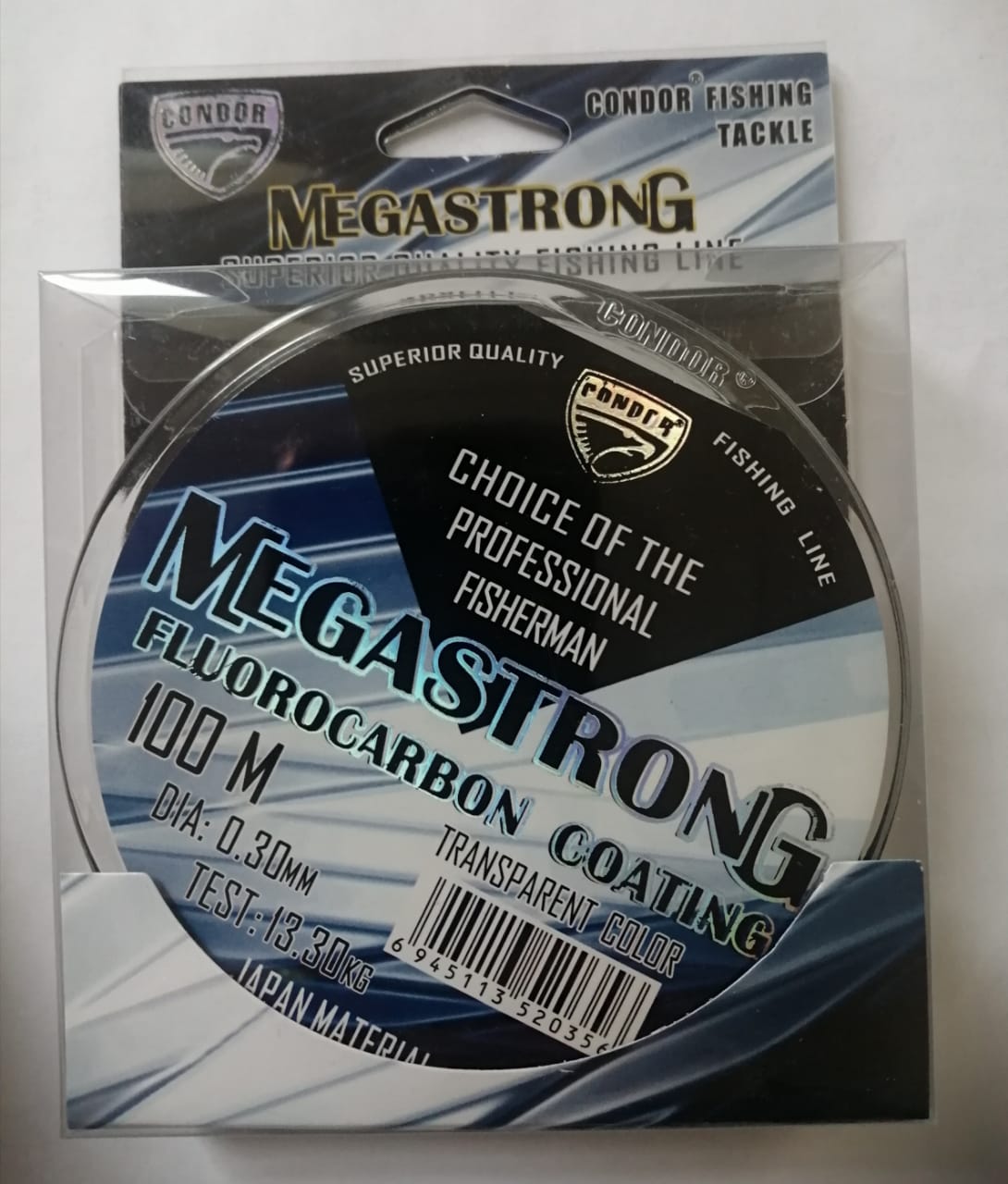 Megastrong Fluocarbon Coating d-0,30 мм, L-100 м,  разрывная нагрузка 13,30 кг (10 шт)