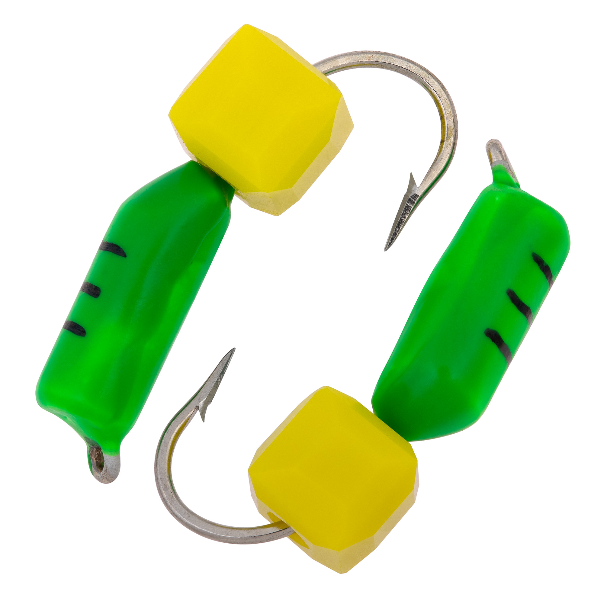 Столбик с "Сырным" кубиком, зеленый, 1,5 мм (15 шт)