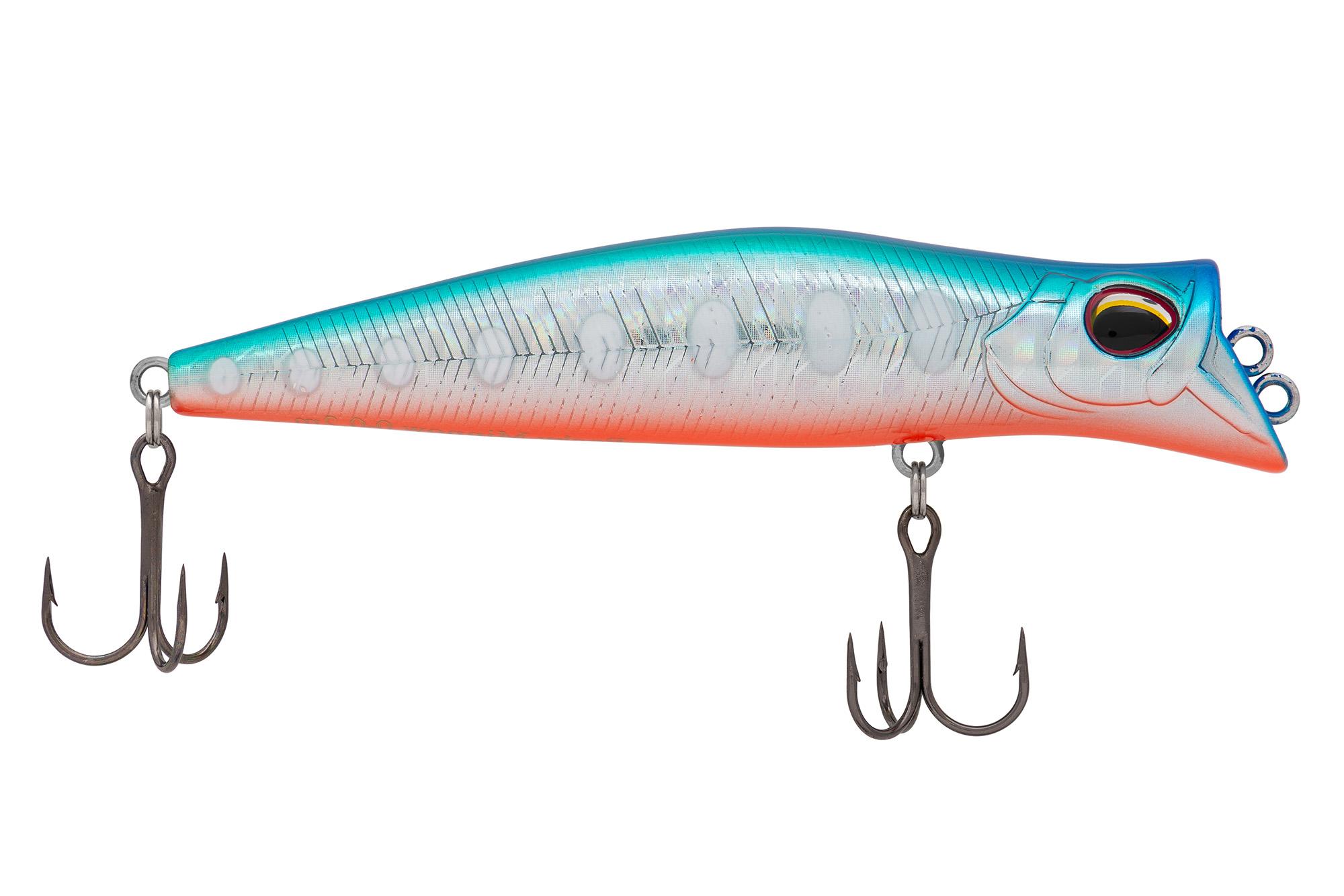 Воблер KYODA POCKY MINNOW-80F, длина 80 мм, вес 6,5 гр, цвет P1912 заглубление 0 - 0,2 м.