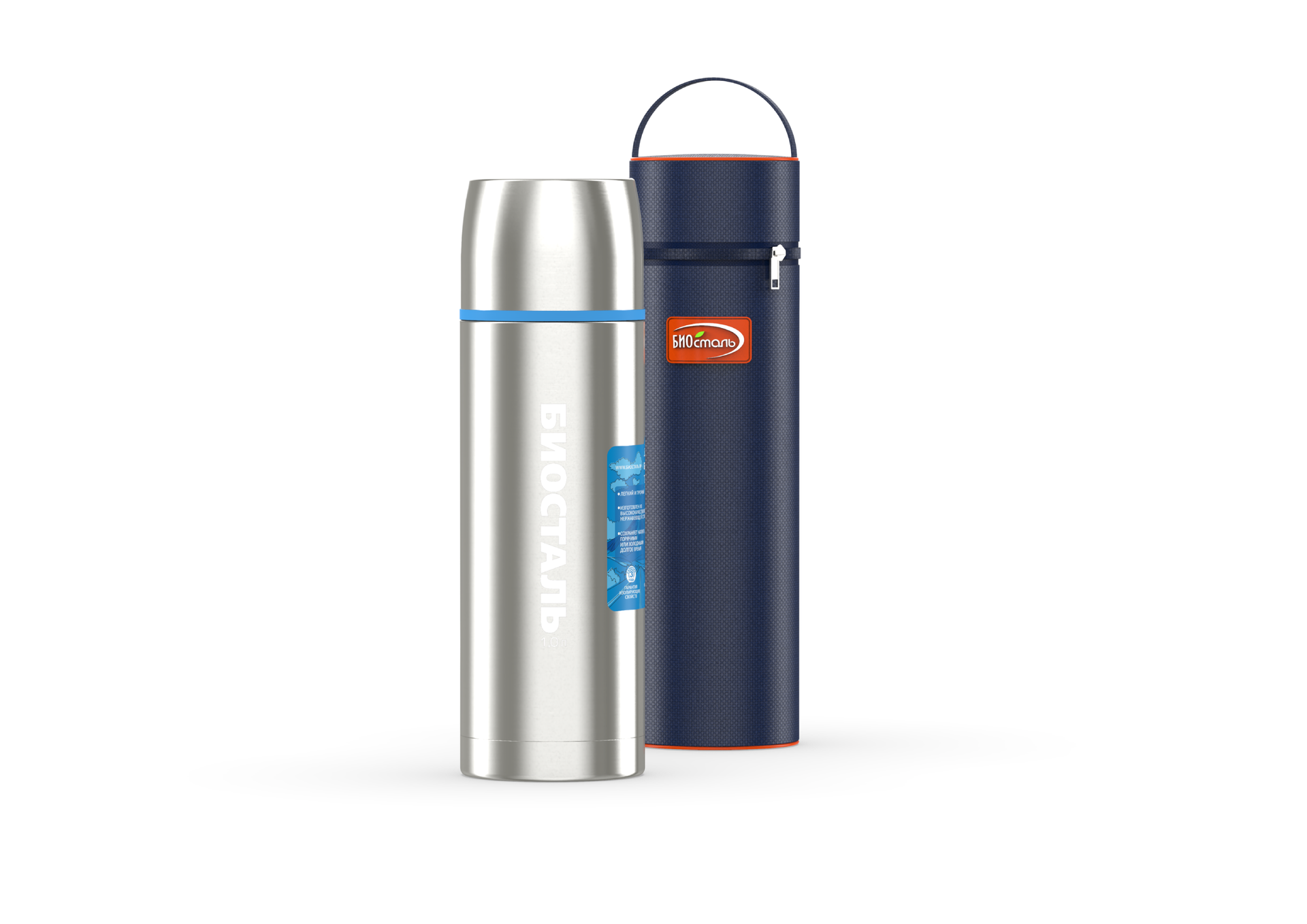 Термос "Biostal-Авто" у/г, NBP-1000-1, емкость 1,0 л Термос "Biostal-Авто" у/г, NBP-1000-1, емкость 1,0 л