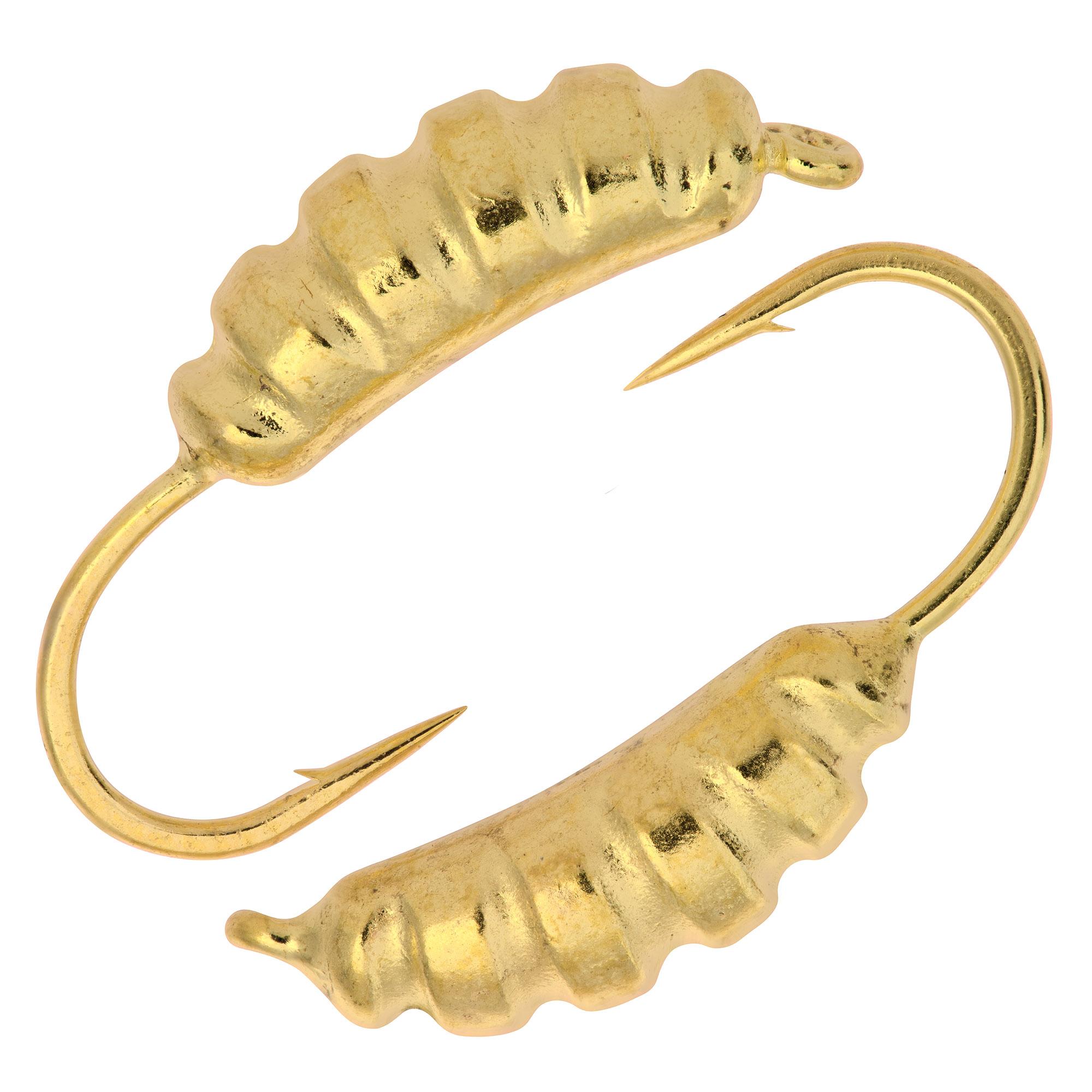 Опарыш размер 9 (3,5) мм, вес 0,8 гр, золото /10 шт/