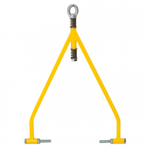 Сцепное устройство с демпфером в сборе для саней Тайга 1700, 1900, 2100, 2300  (800х400х50)